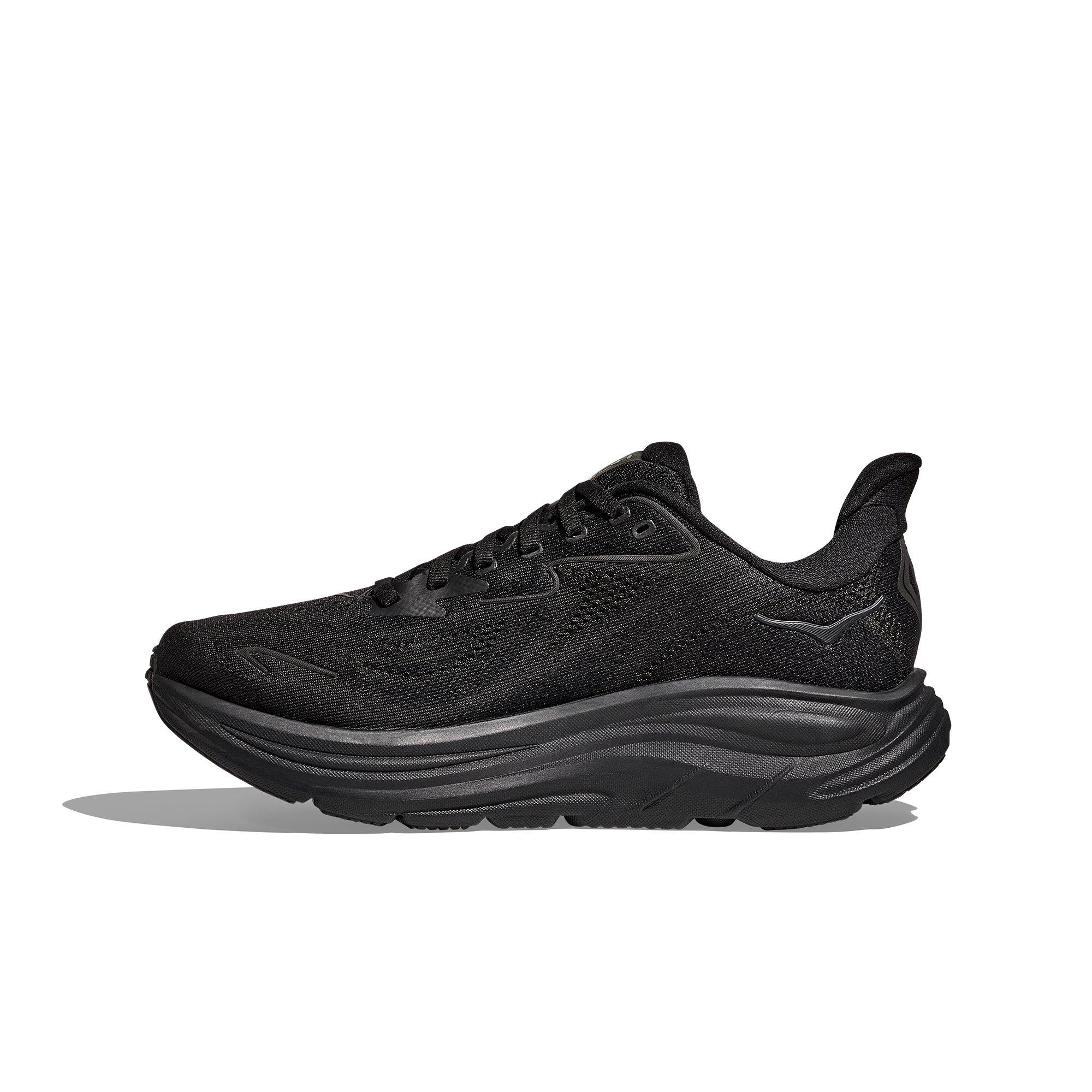Hoka Clifton 10 "Black/Black" Men's Running Shoe - BLACK Thumbnail View 2