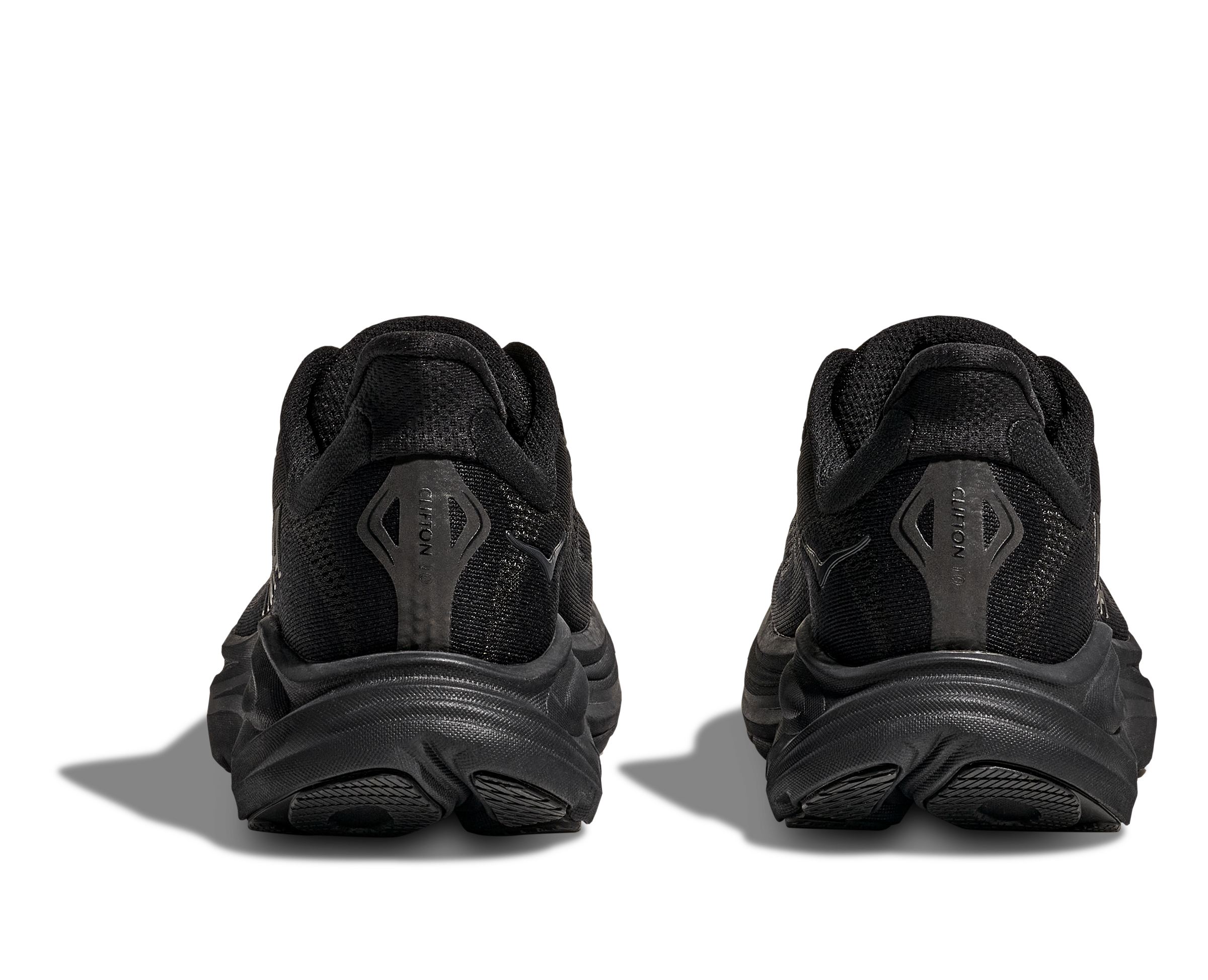 Hoka Clifton 10 "Black/Black" Men's Running Shoe - BLACK Thumbnail View 4