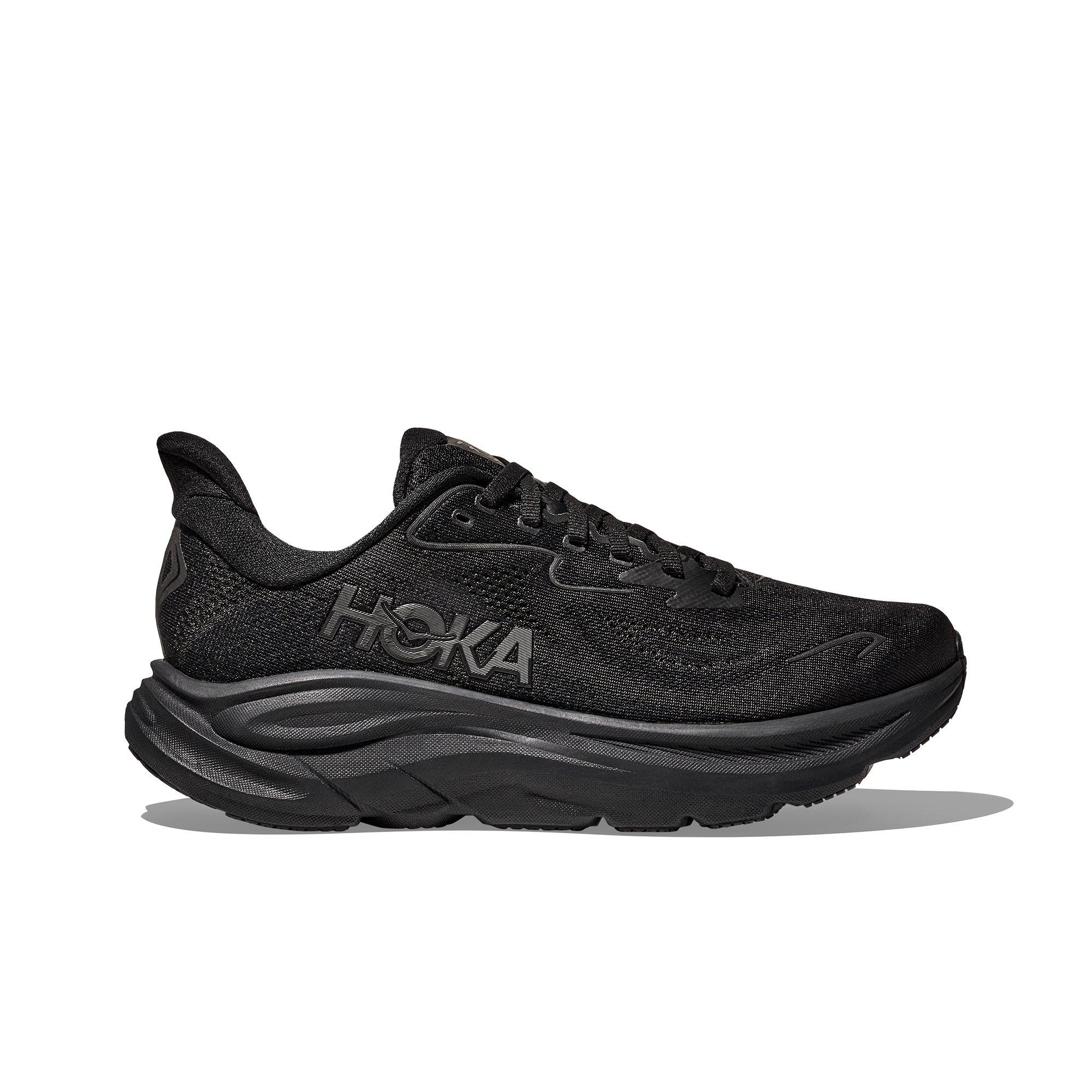 Hoka Clifton 10 "Black/Black" Men's Running Shoe - BLACK Thumbnail View 1
