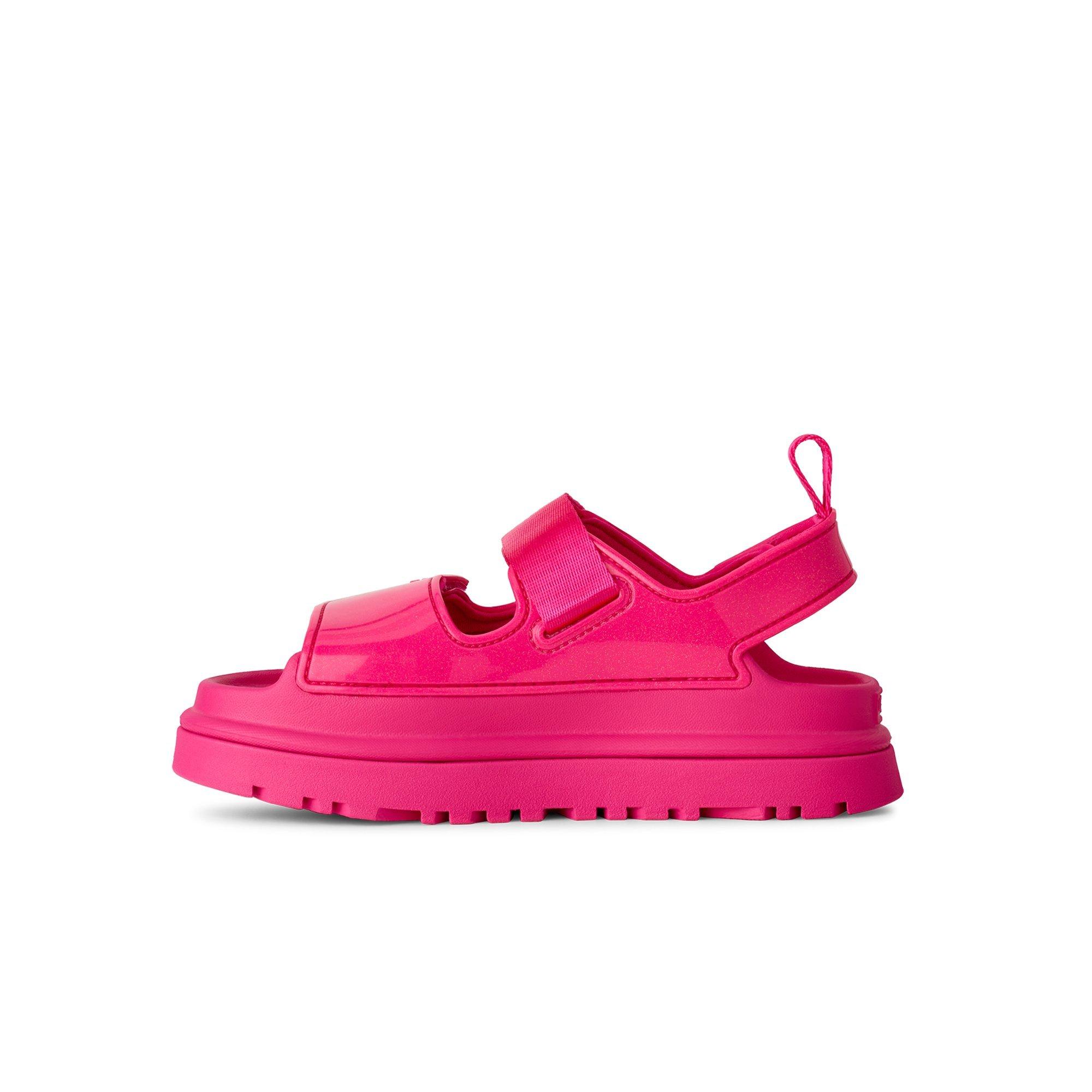 UGG GoldenGlow Glossy Sparkles Preschool Girls' "Pink" Sandal