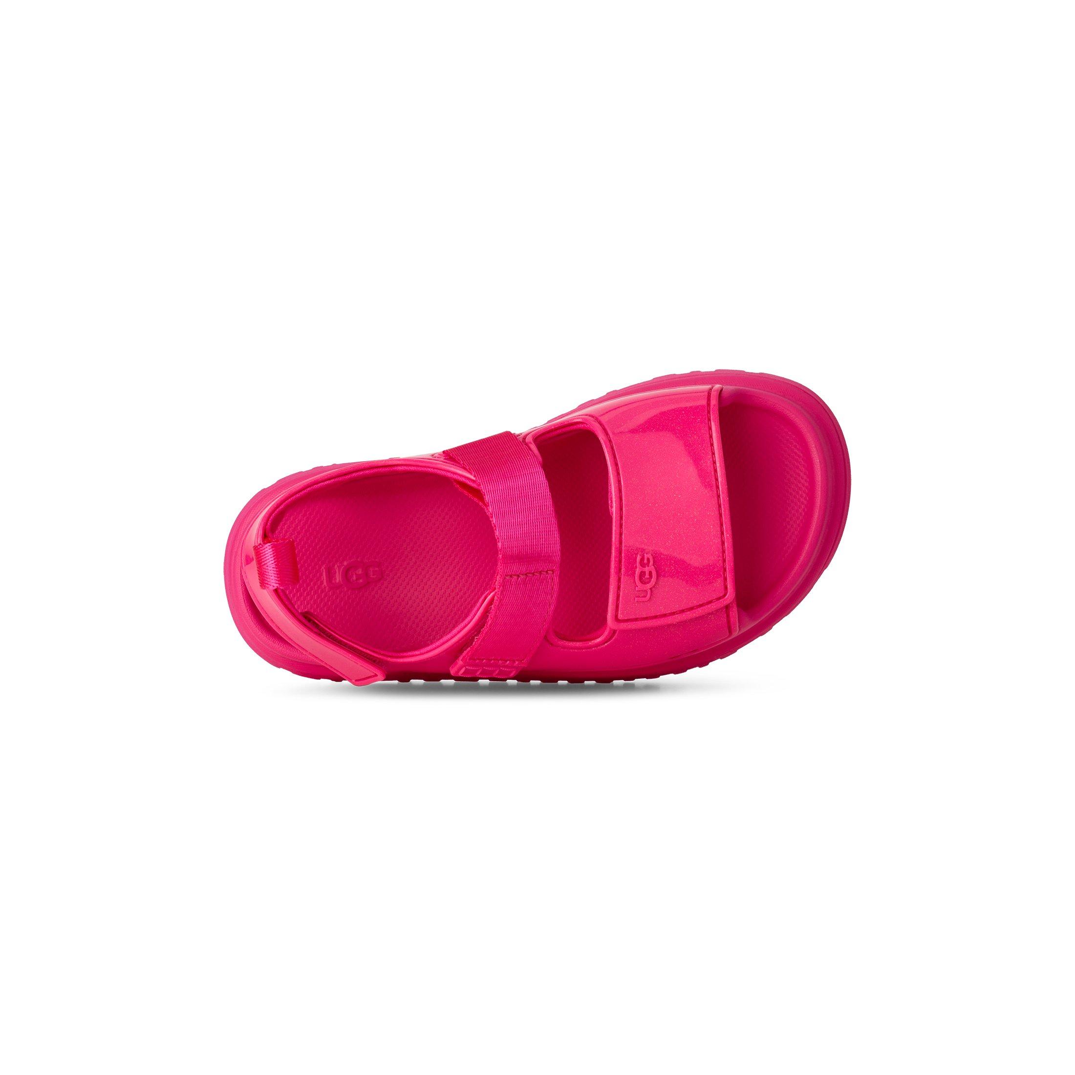 UGG GoldenGlow Glossy Sparkles "Pink" Preschool Girls' Sandal - PINK Thumbnail View 5