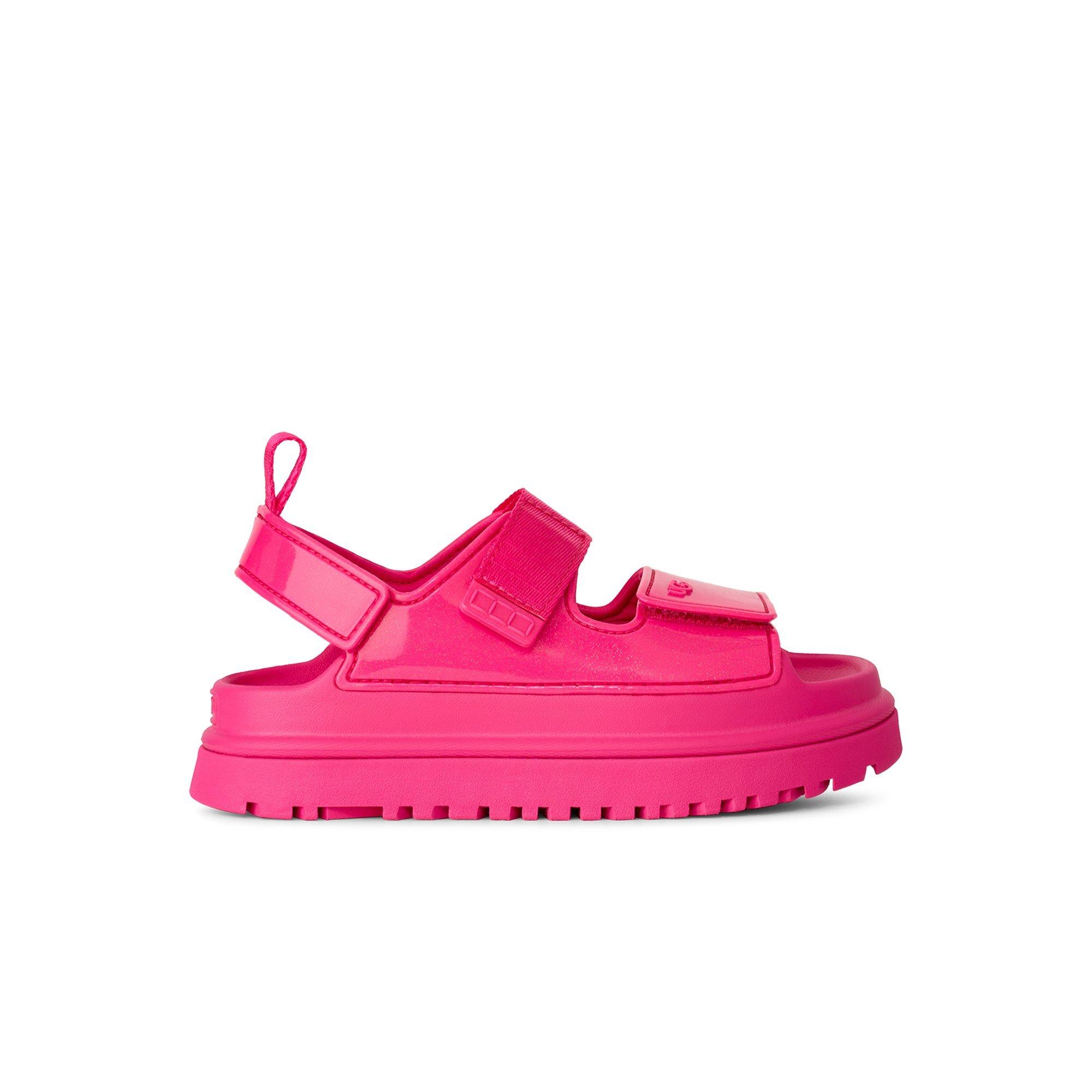 UGG GoldenGlow Glossy Sparkles Preschool Girls' "Pink" Sandal