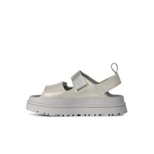 UGG GoldenGlow Glossy Sparkles "Silver" Preschool Girls' Sandal