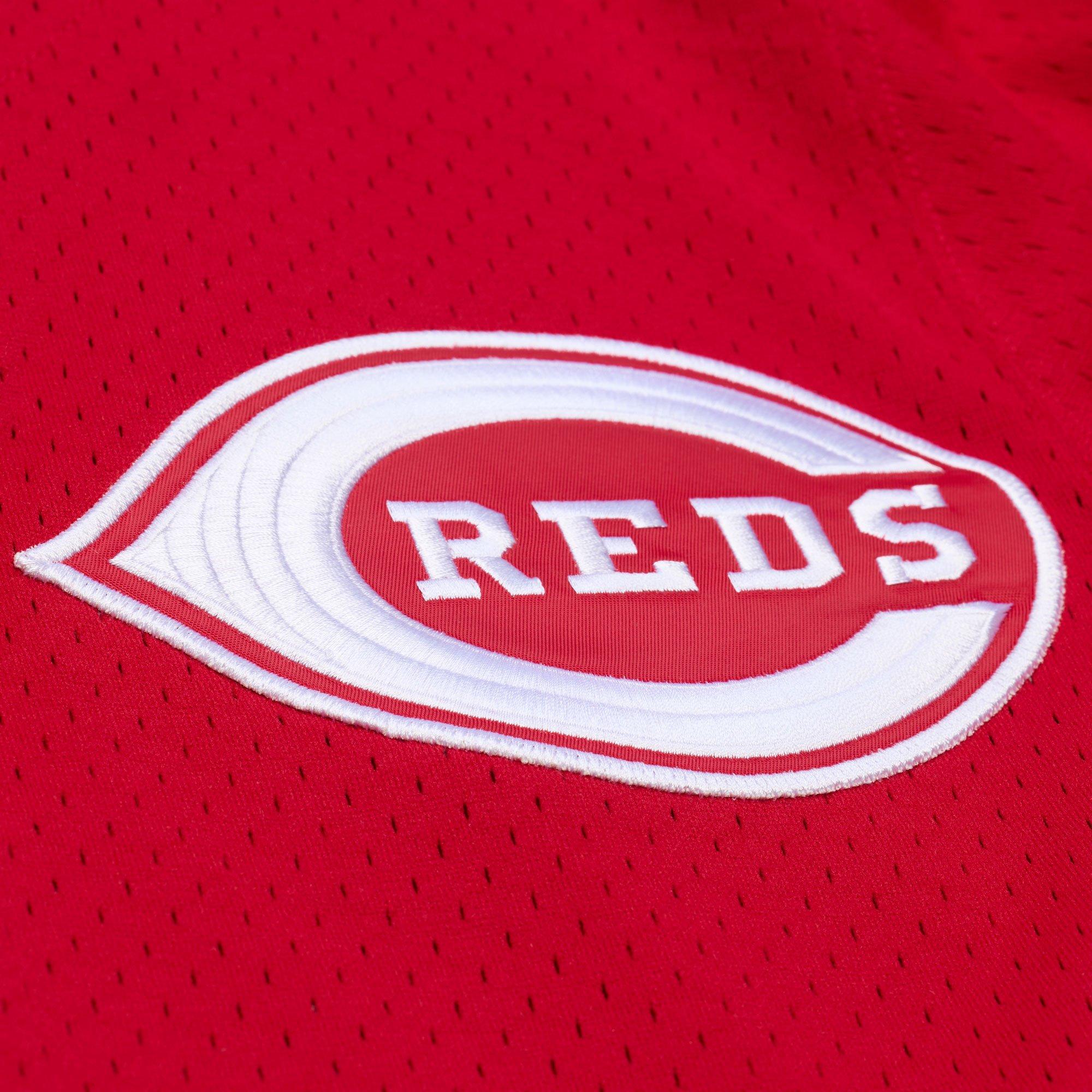 Mitchell & Ness Cincinnati Reds Deion Sanders Batting Practice Jersey-Red - RED Thumbnail View 4