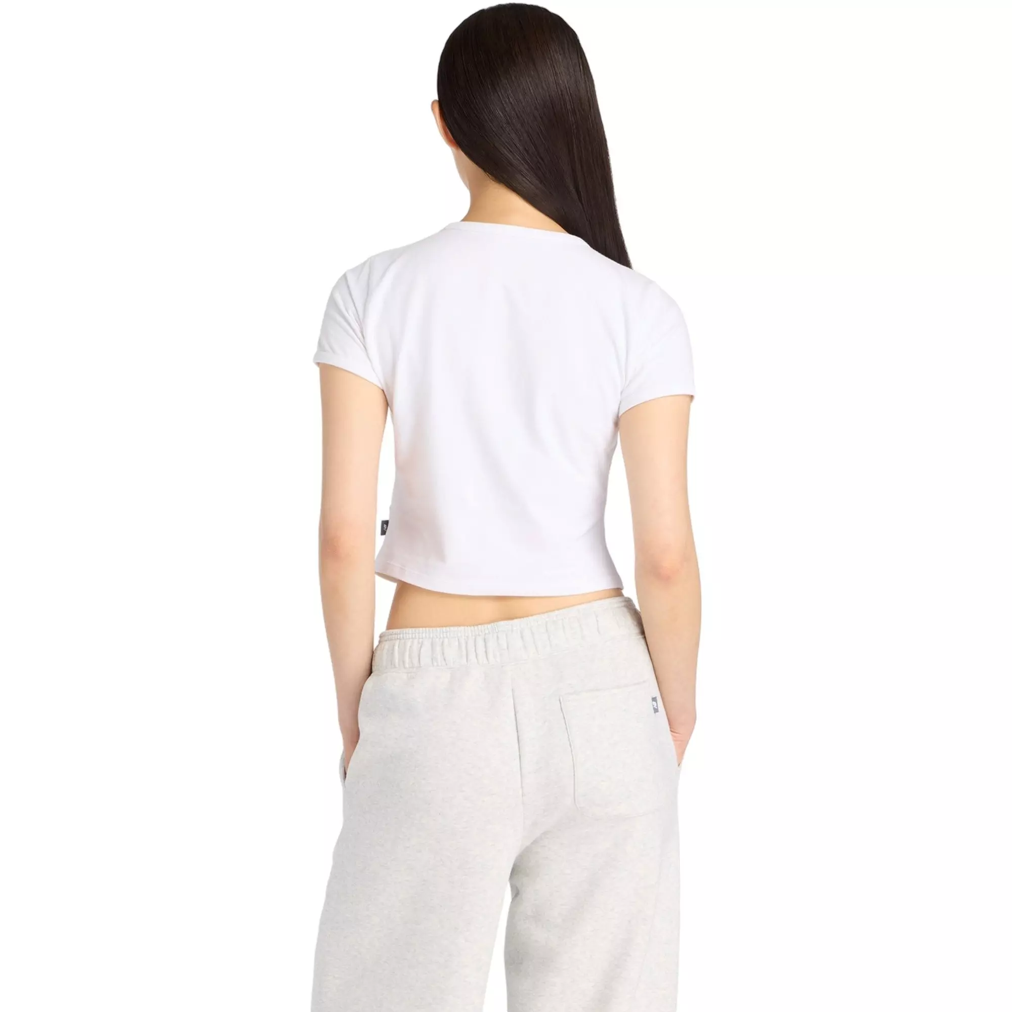 New Balance Women's Ringer Tee - White - WHITE