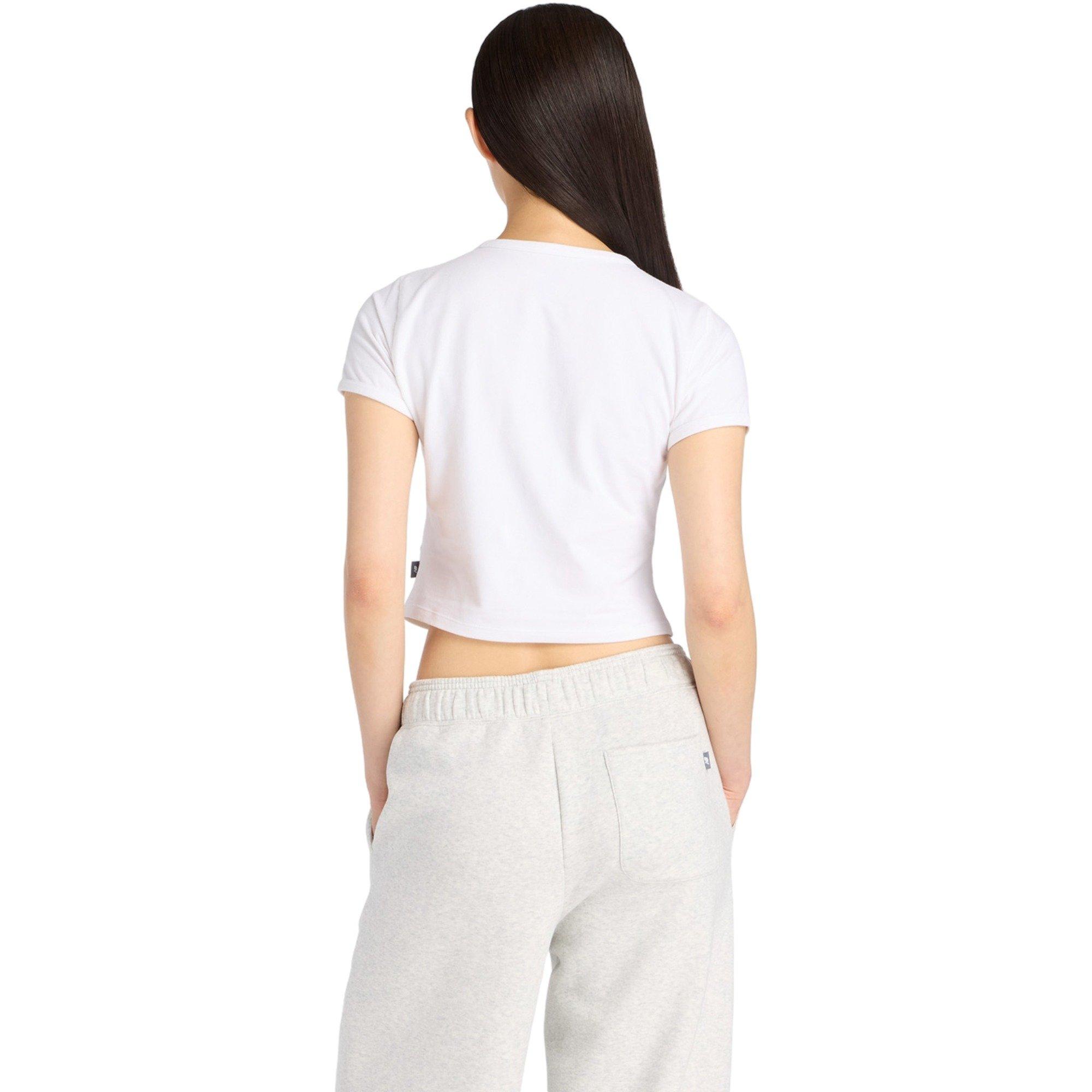 New Balance Women's Ringer Tee-White - WHITE Thumbnail View 2