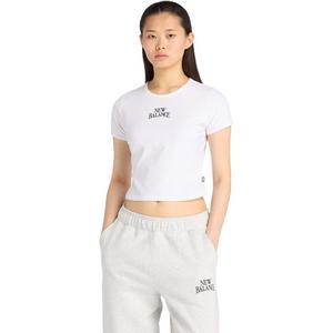 New Balance Women's Ringer Tee-White