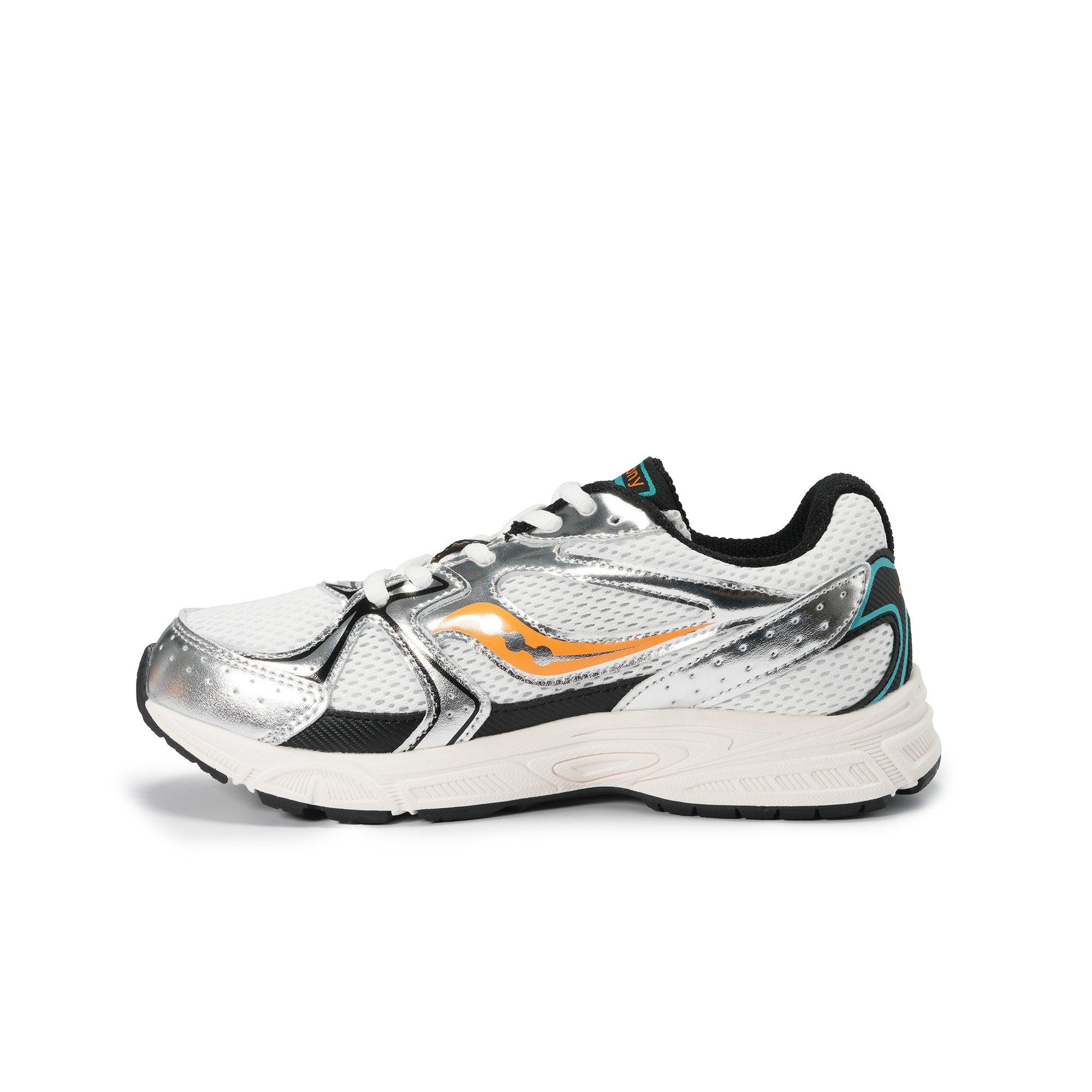 Saucony Ride Millenium Grade School Boys' "White/Green/Orange" Shoe