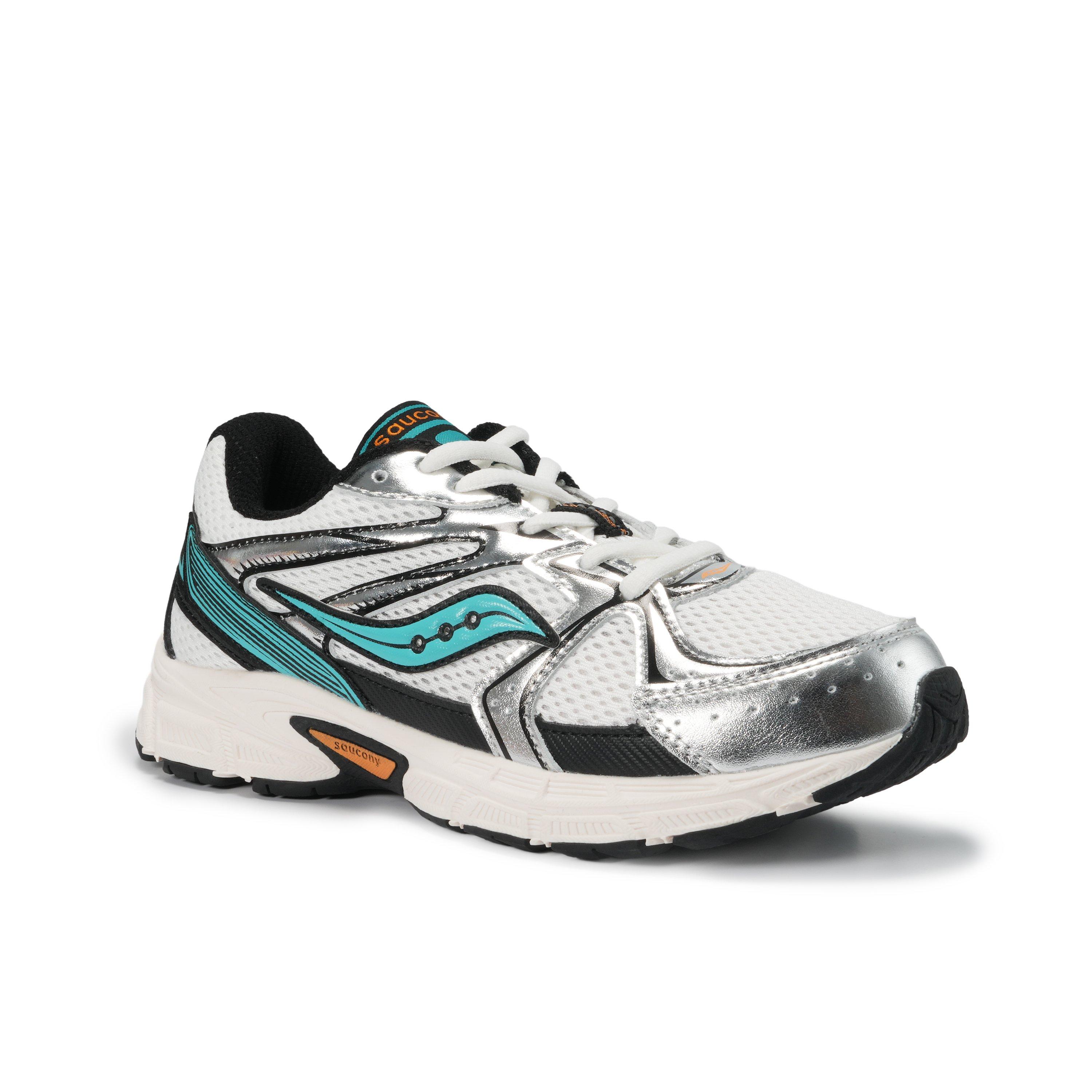 Saucony Ride Millenium Grade School Boys' "White/Green/Orange" Shoe