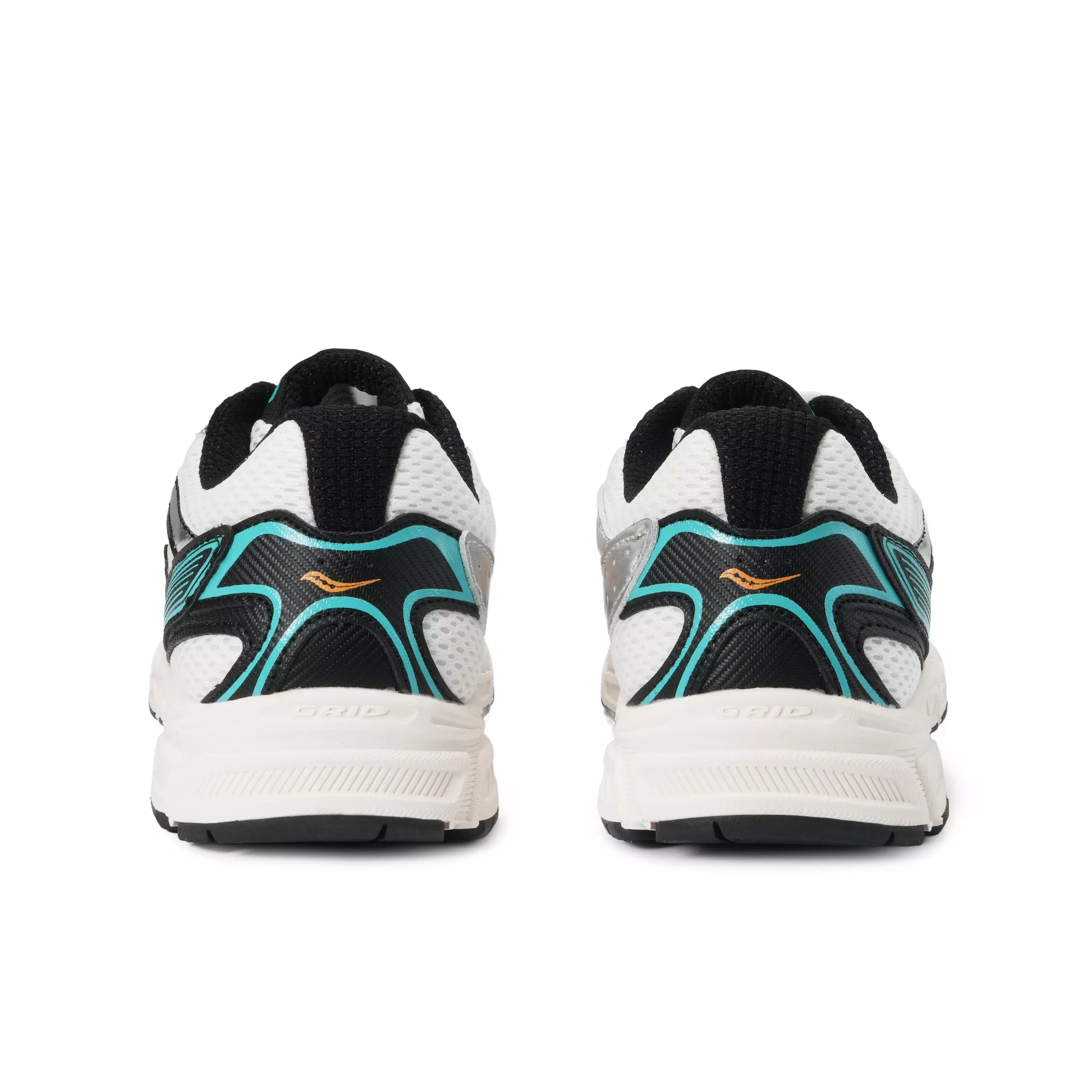 Saucony Ride Millenium "White/Green/Orange" Grade School Boys' Shoe - WHITE/GREEN/ORANGE