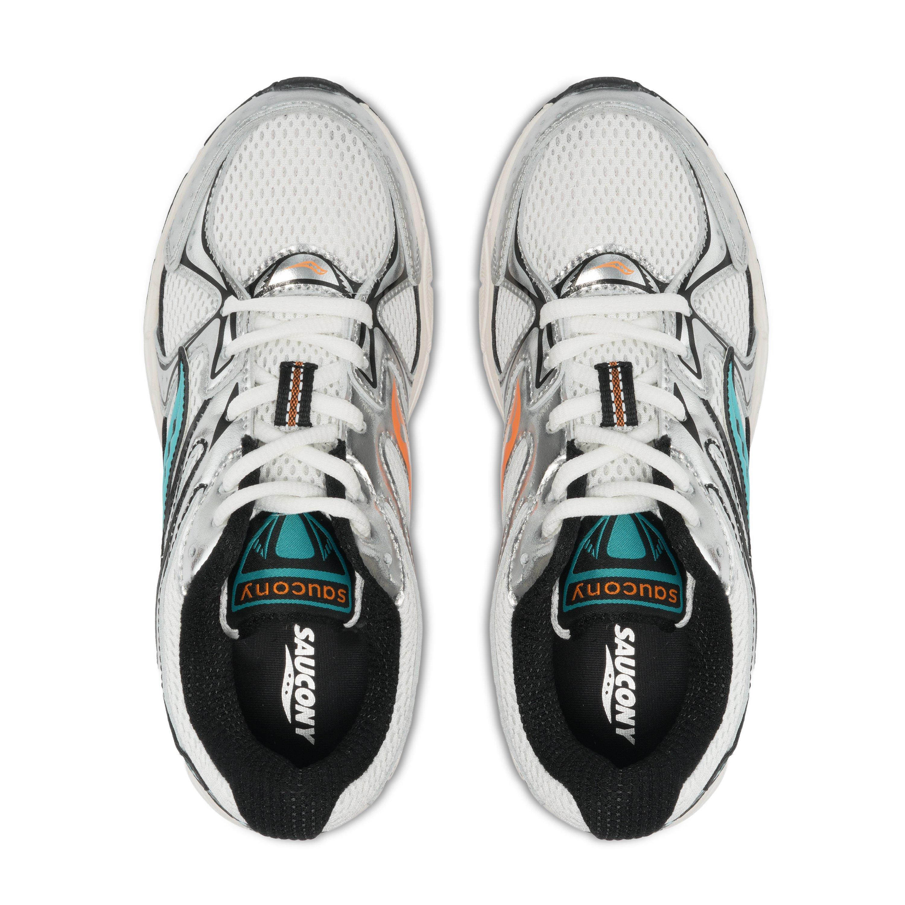 Saucony Ride Millenium Grade School Boys' "White/Green/Orange" Shoe