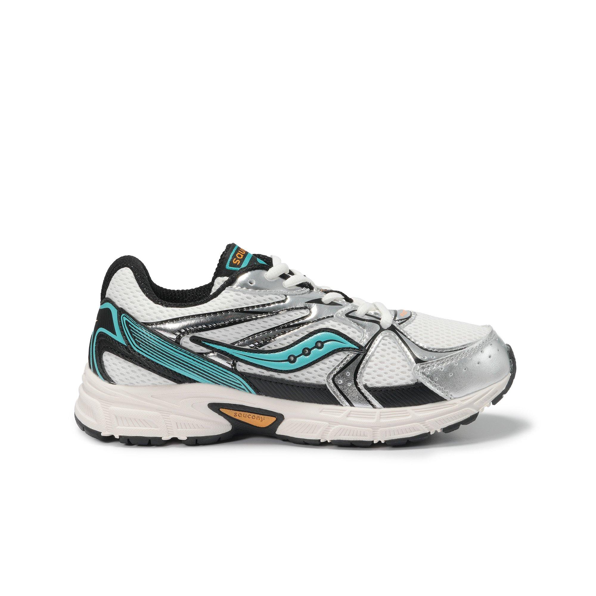 Saucony Ride Millenium Grade School Boys' "White/Green/Orange" Shoe