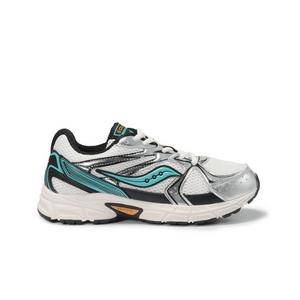 Saucony Ride Millenium "White/Green/Orange" Grade School Boys' Shoe