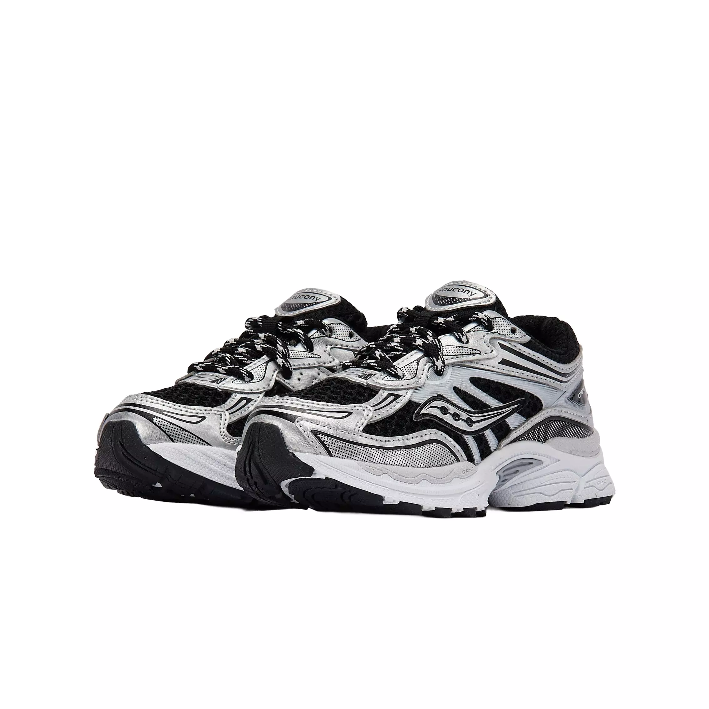 Saucony Omni 9 "Black/Silver" Preschool Boys' Shoe - BLACK/SILVER