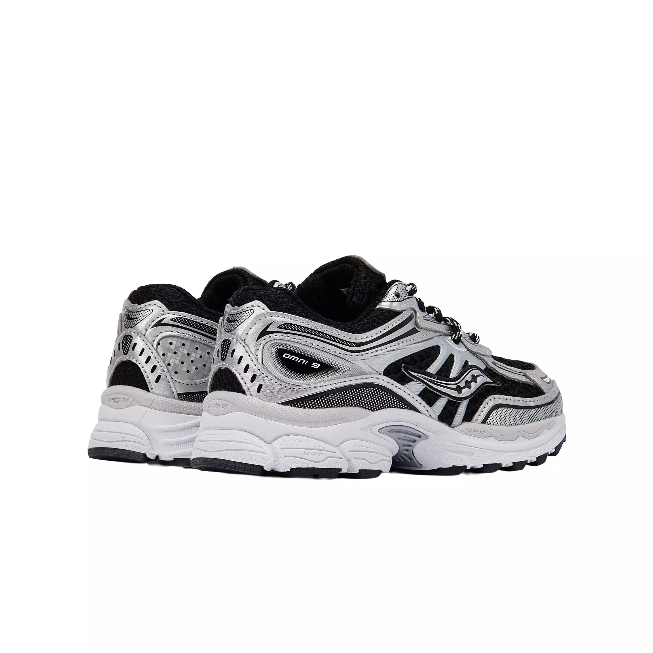Saucony Omni 9 "Black/Silver" Preschool Boys' Shoe - BLACK/SILVER
