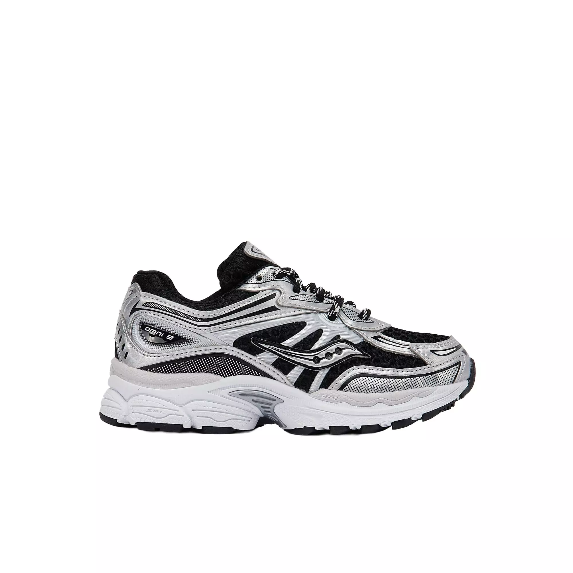 Saucony Omni 9 "Black/Silver" Preschool Boys' Shoe - BLACK/SILVER