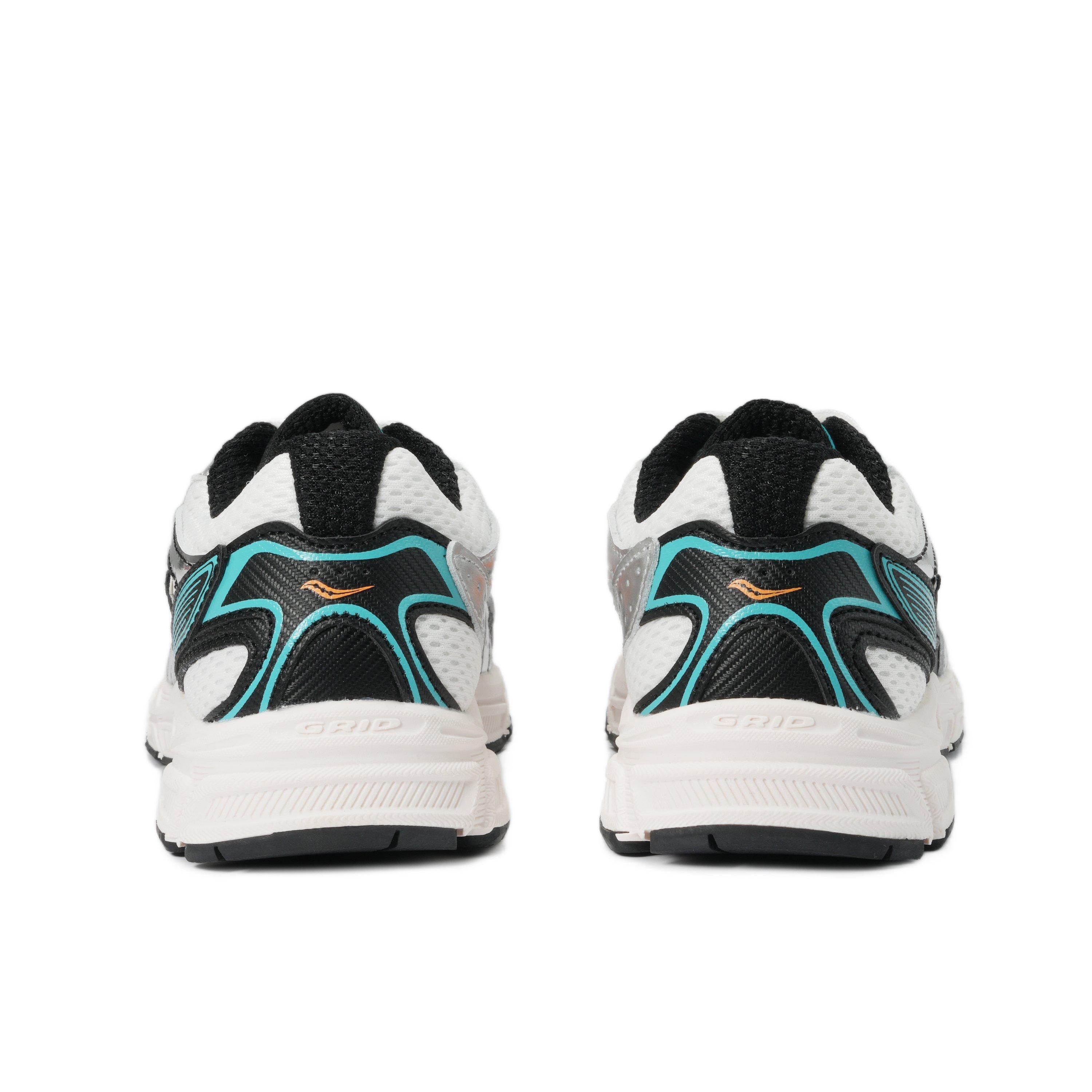 Saucony Ride Millenium "White/Green/Orange" Preschool Boys' Shoe - WHITE/GREEN/ORANGE Thumbnail View 6