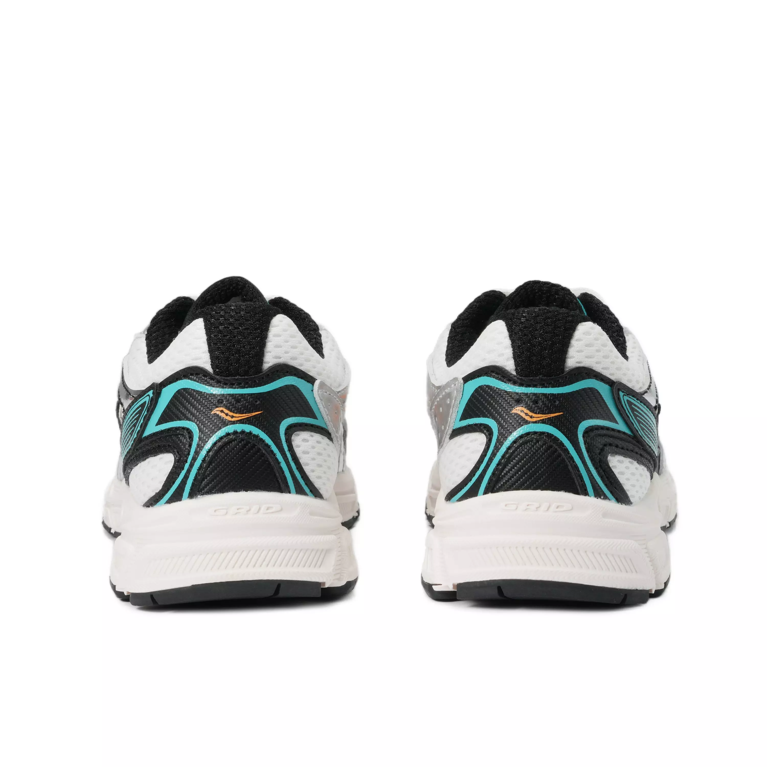 Saucony Ride Millenium "White/Green/Orange" Preschool Boys' Shoe - WHITE/GREEN/ORANGE