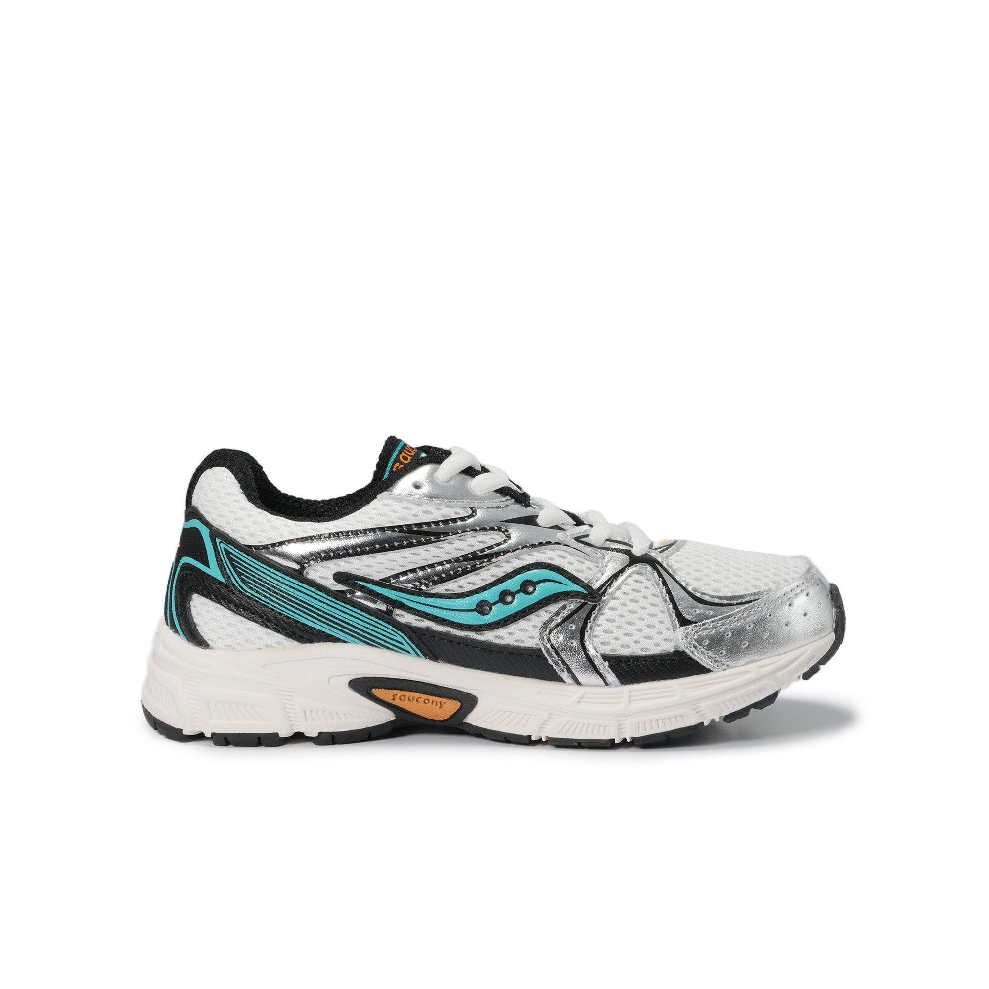 Saucony Ride Millenium Preschool Boys' "White/Green/Orange" Shoe