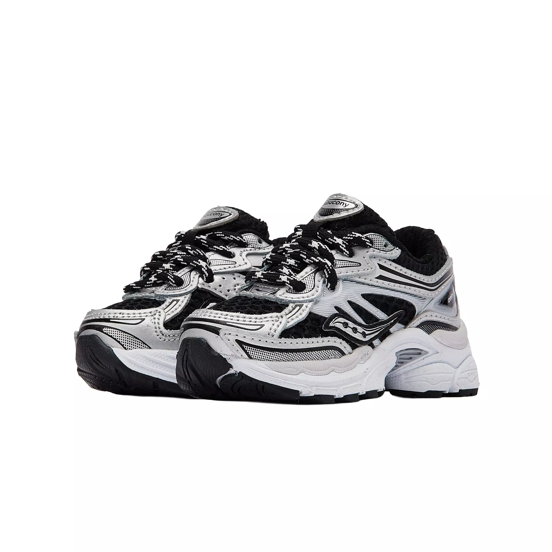 Saucony Omni 9 "Black/Silver" Toddler Boys' Shoe - BLACK/SILVER