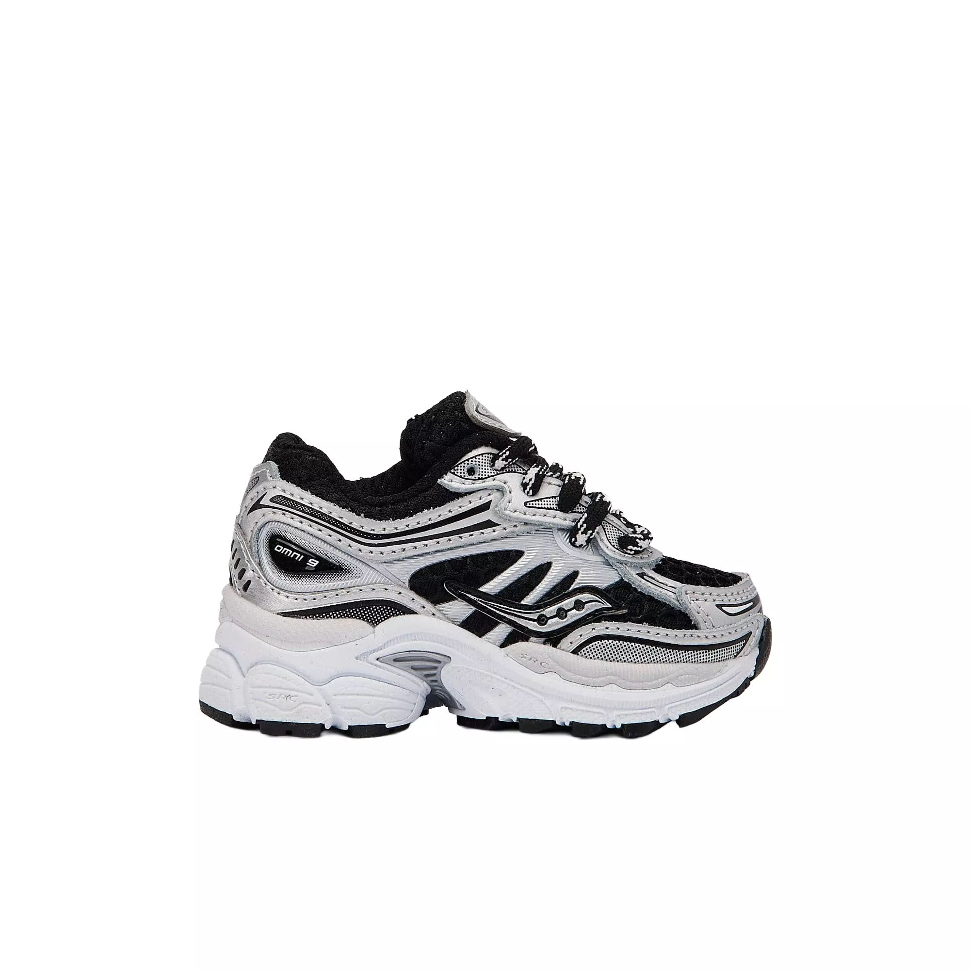 Saucony Omni 9 "Black/Silver" Toddler Boys' Shoe - BLACK/SILVER