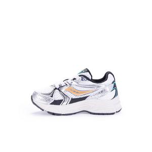 Saucony Ride Millenium "White/Green/Orange" Toddler Boys' Shoe