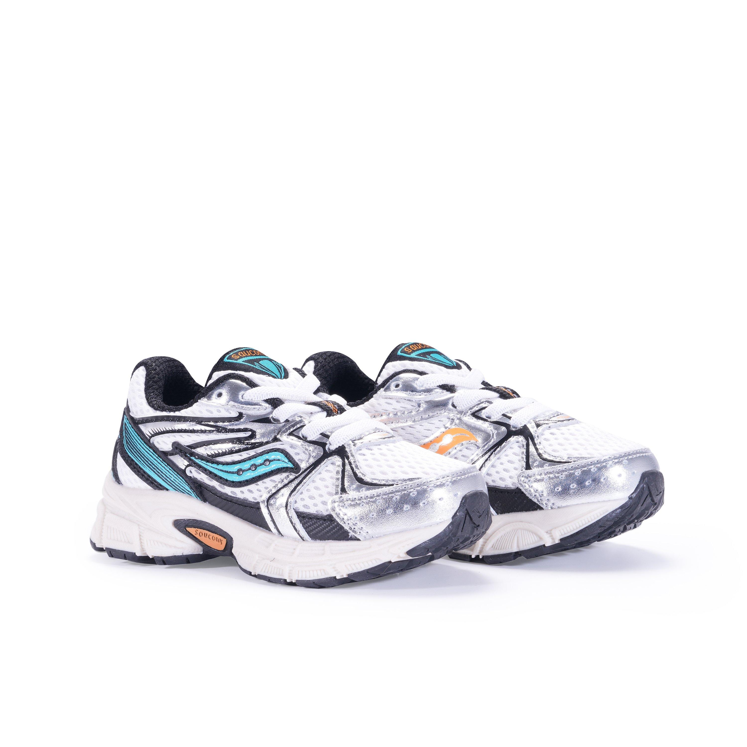 Saucony Ride Millenium Toddler Boys' "White/Green/Orange" Shoe