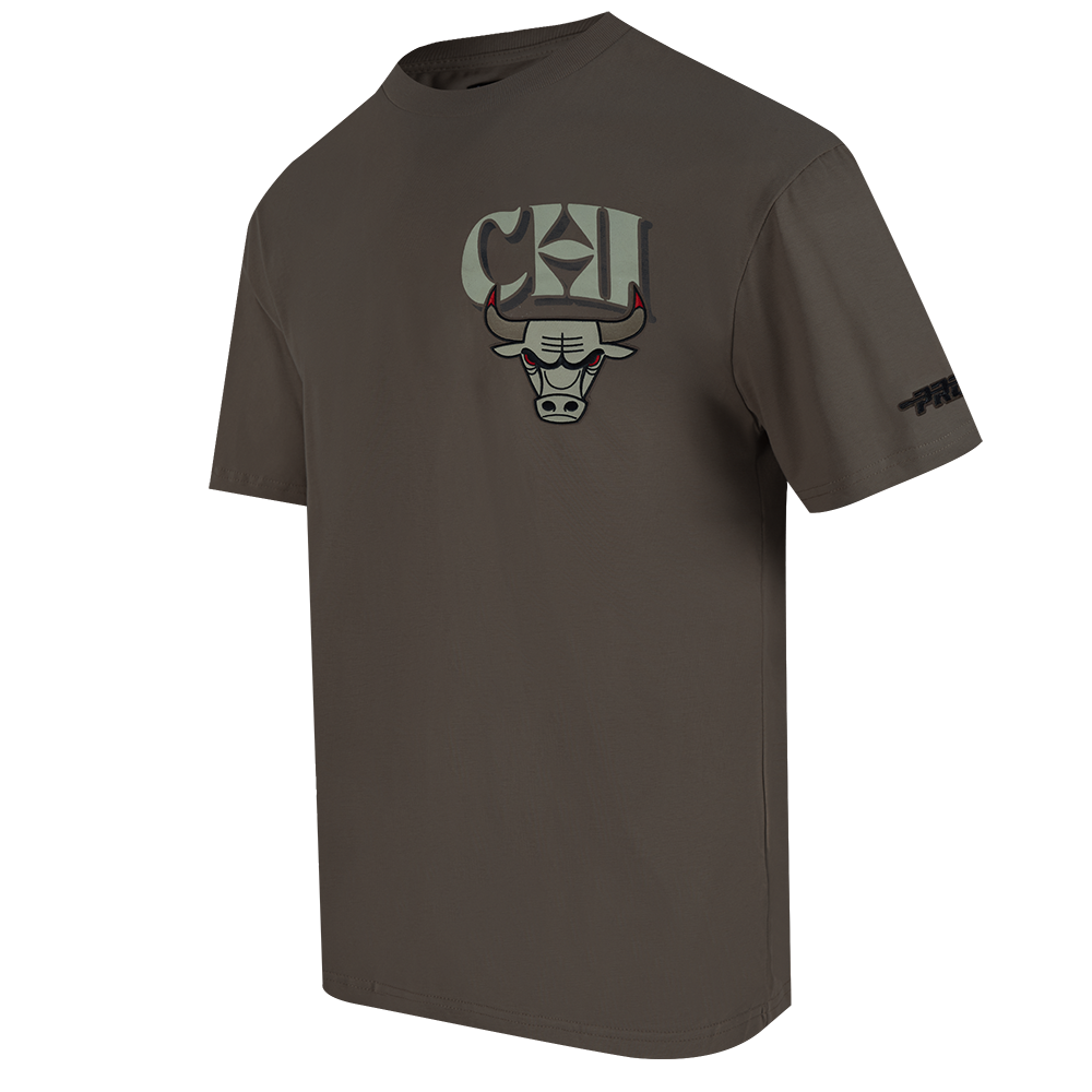 Pro Standard Chicago Bulls Neutral Tee-Brown - BROWN Thumbnail View 3