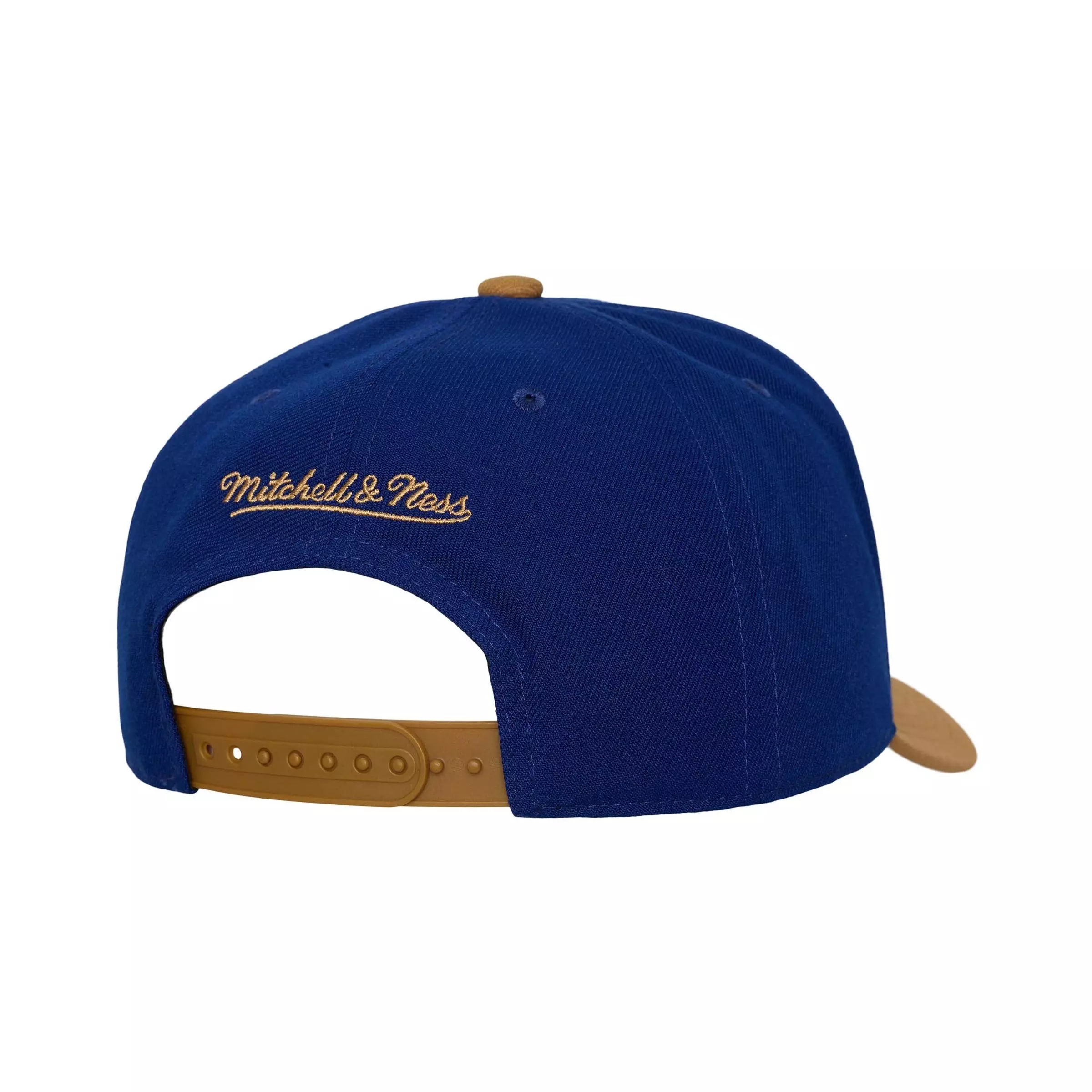 Mitchell & Ness Los Angeles Dodgers Side Script Snapback Hat - Royal - ROYAL