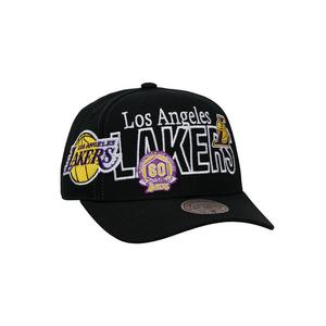 Mitchell & Ness Los Angeles Lakers Mash Up Snapback Hat-Black