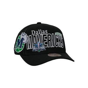Mitchell & Ness Dallas Mavericks Mash Up Snapback Hat-Black