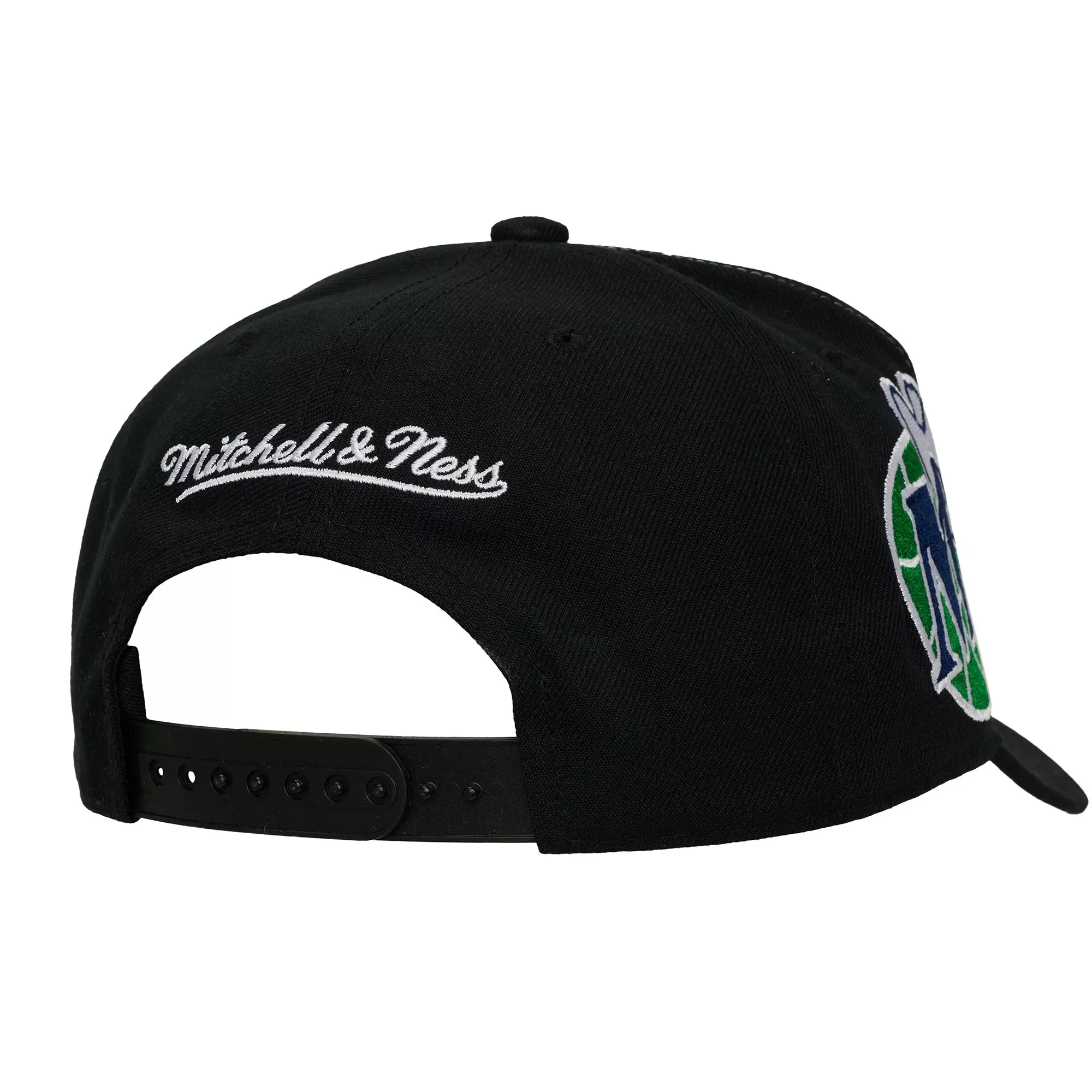 Mitchell & Ness Dallas Mavericks Mash Up Snapback Hat - Black - BLACK