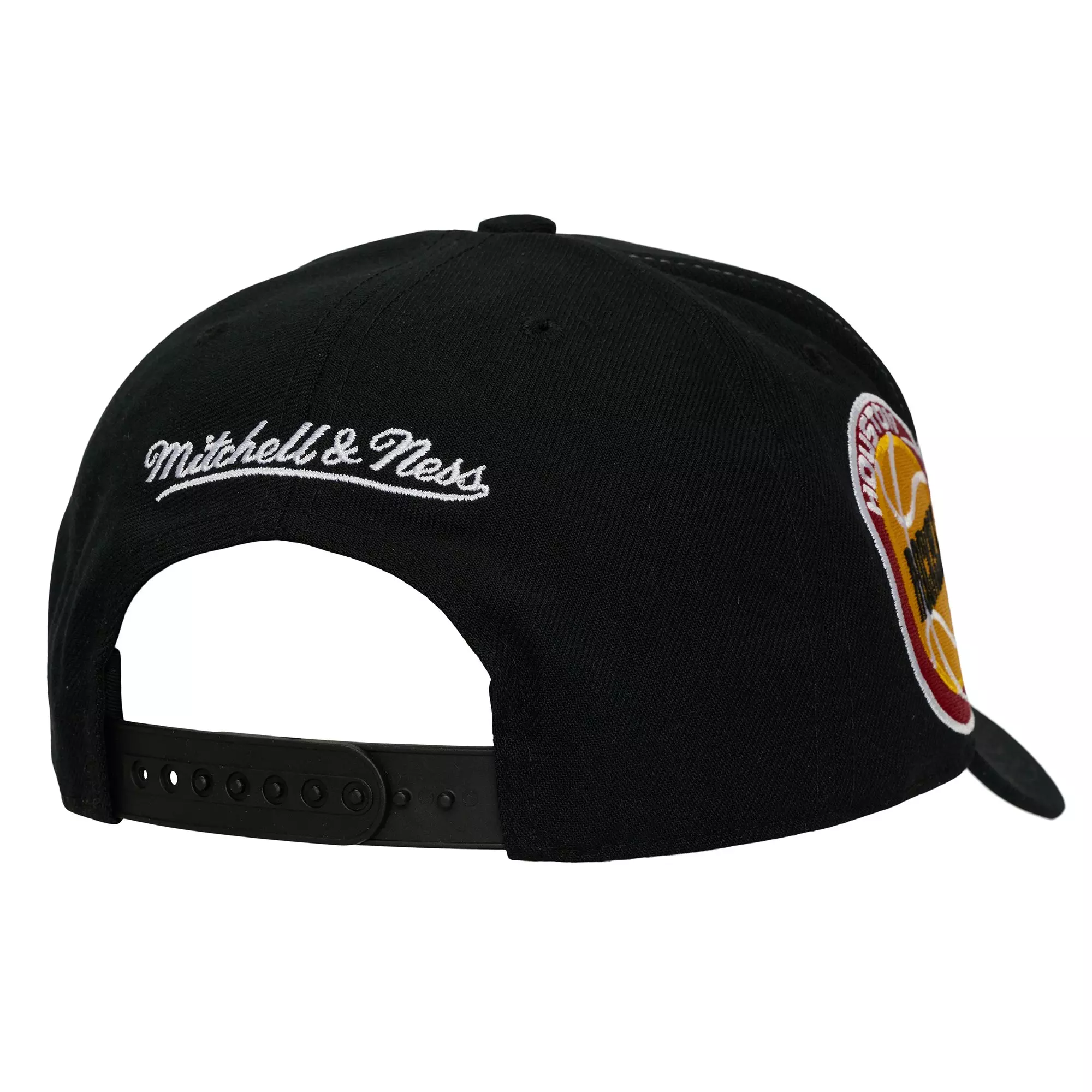 Mitchell & Ness Houston Rockets Mash Up Snapback Hat-Black - BLACK