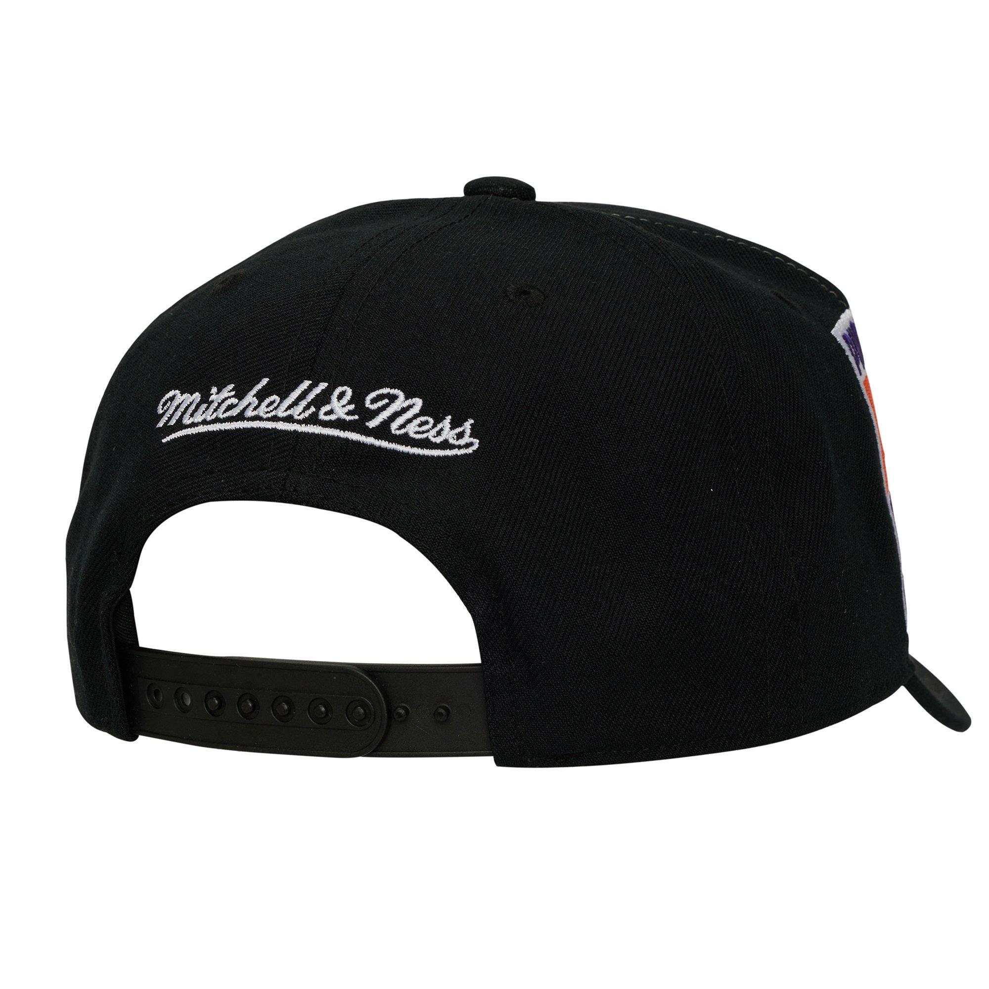Mitchell & Ness Phoenix Suns Mash Up Snapback Hat-Black - BLACK Thumbnail View 3