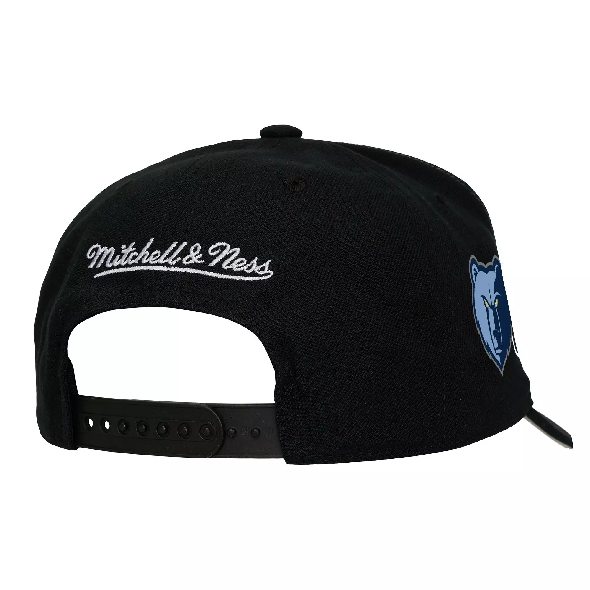 Mitchell &amp; Ness Memphis Grizzlies Mash Up Snapback Hat-Black - BLACK