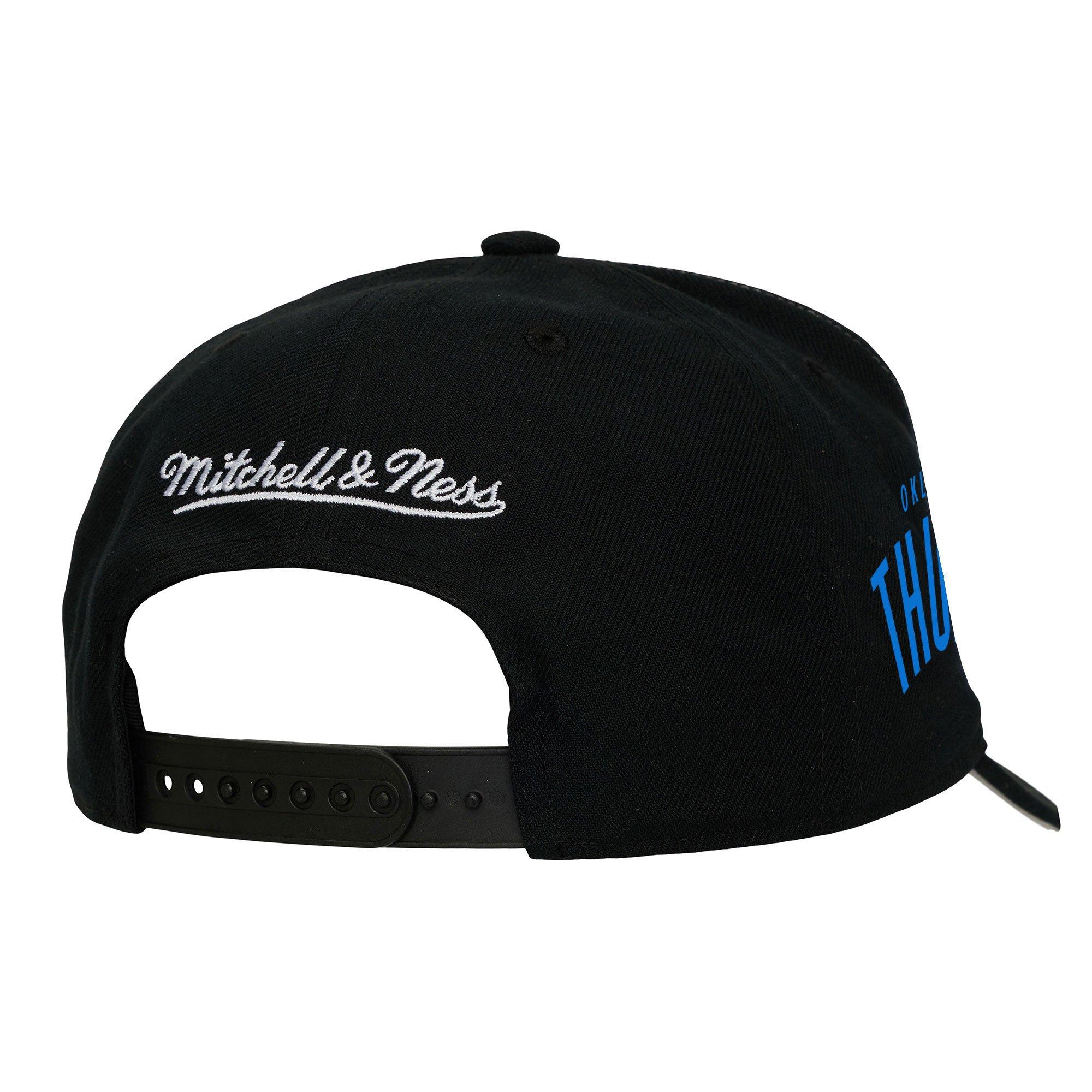 Mitchell & Ness Oklahoma City Thunder Mash Up Black Snapback Hat