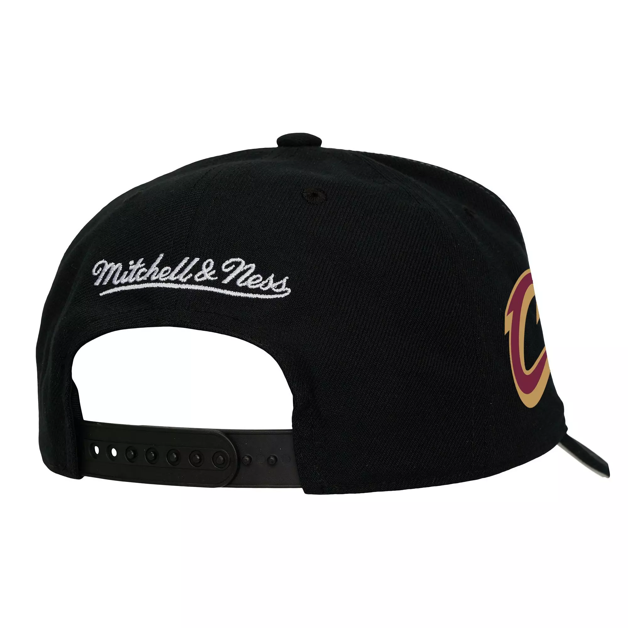 Mitchell & Ness Cleveland Cavaliers Mash Up Snapback Hat-Black - BLACK