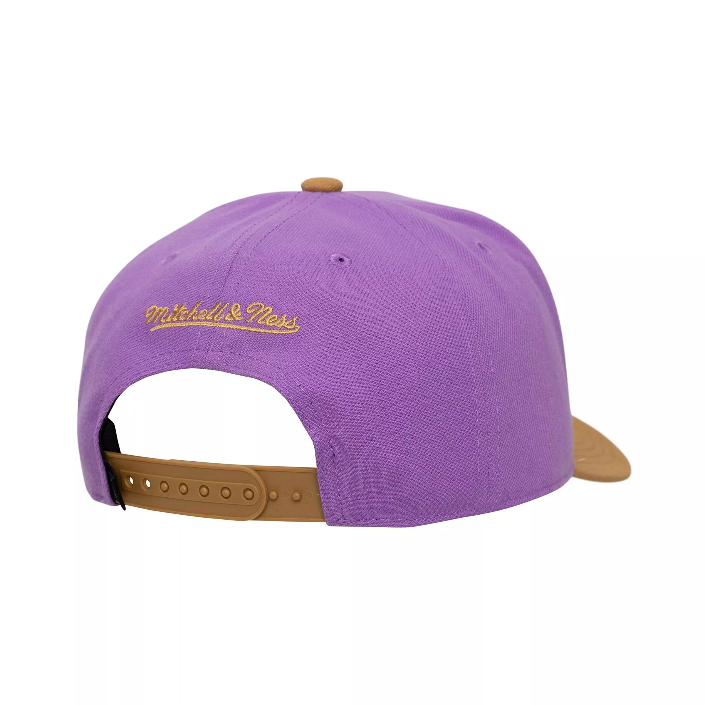 Mitchell & Ness Arizona Diamondbacks Side Script Snapback Hat-Purple - PURPLE