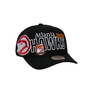 Mitchell & Ness Atlanta Hawks Mash Up Snapback Hat-Black