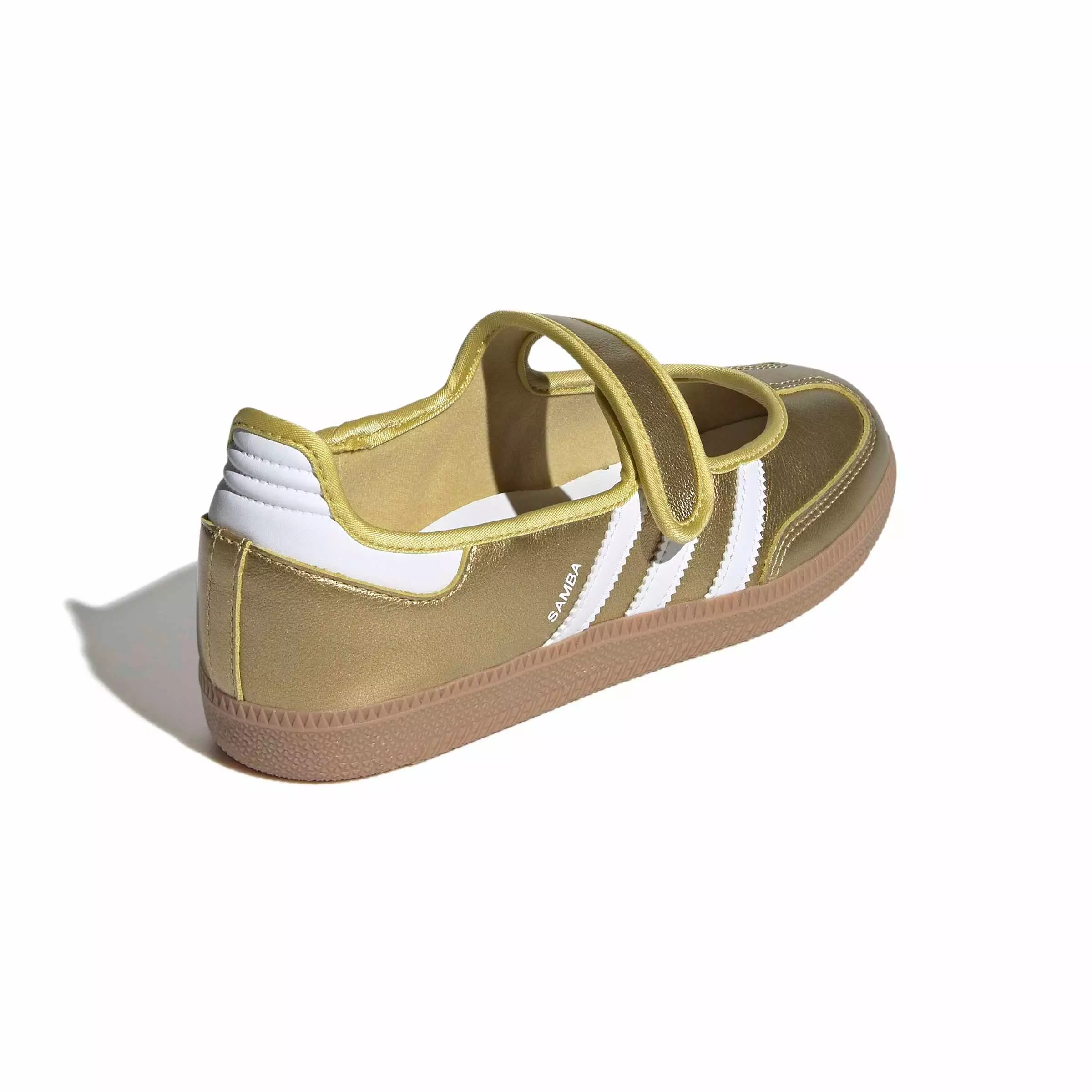 adidas Originals Samba Jane "Gold Metallic/White/Gum" Women's Shoe - GOLD/WHITE