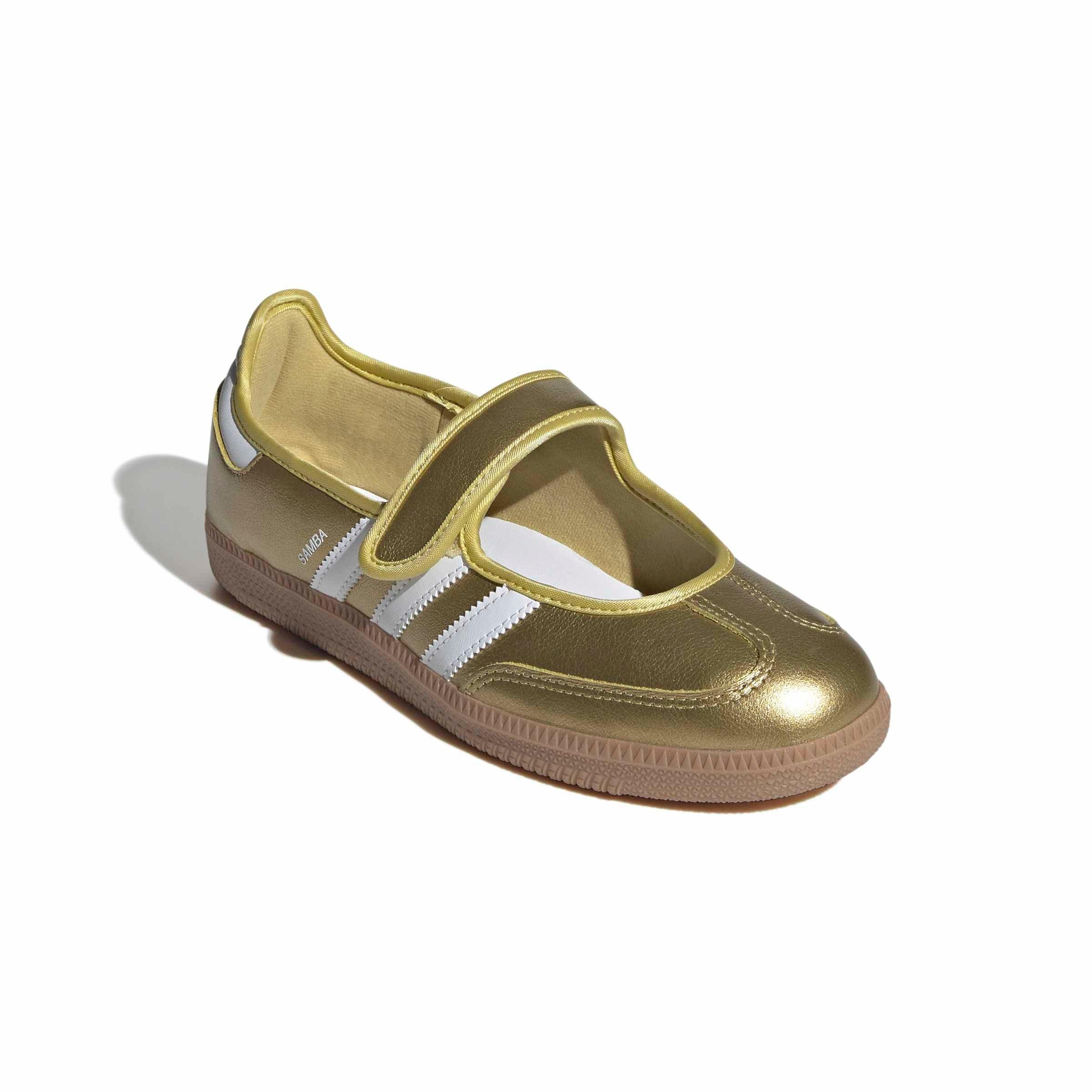 adidas gazelle silver green womens adidas Women's Samba OG Shoes, Size 7, Gold main image 1