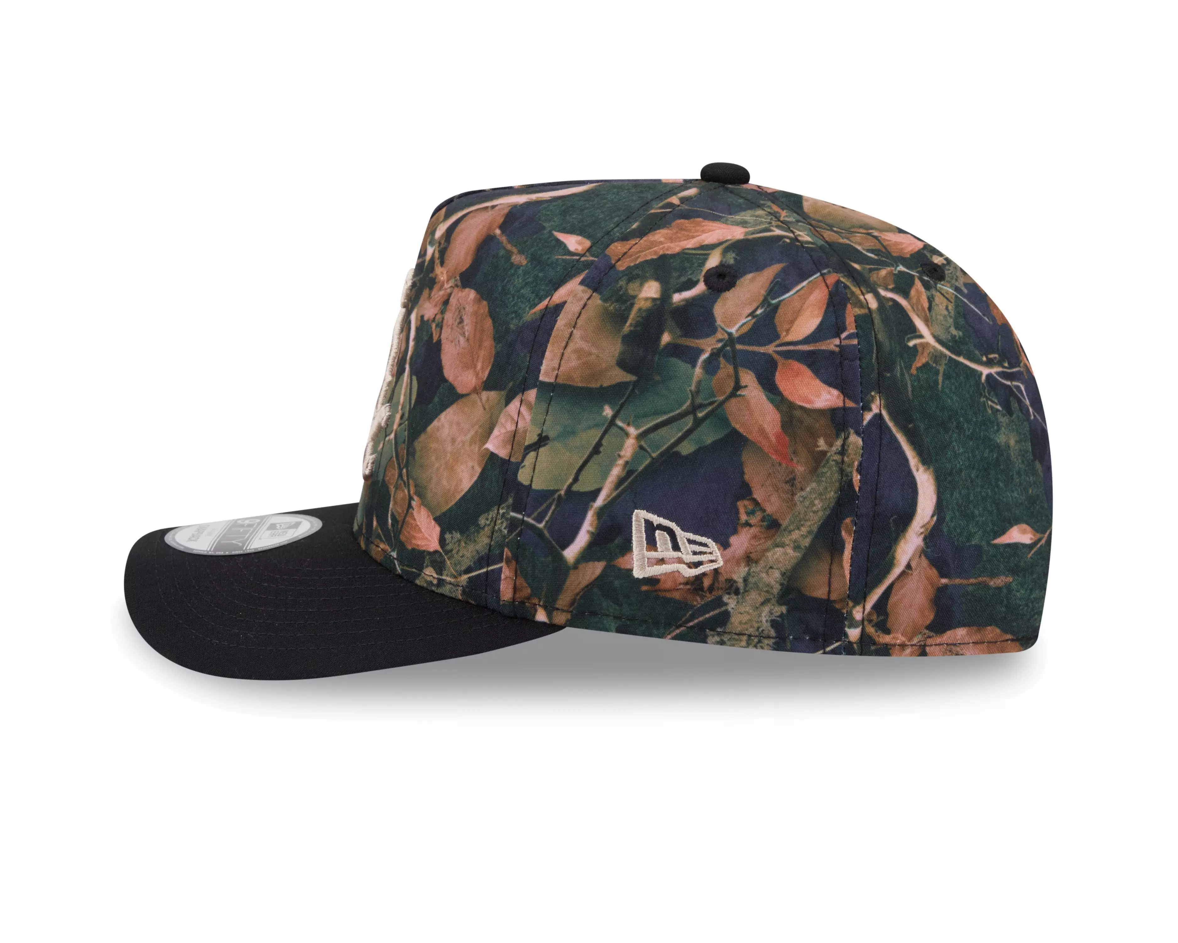 New Era Chicago White Sox 9FIFTY A-Frame Leaves Snapback Hat-Camo/Black - BLACK