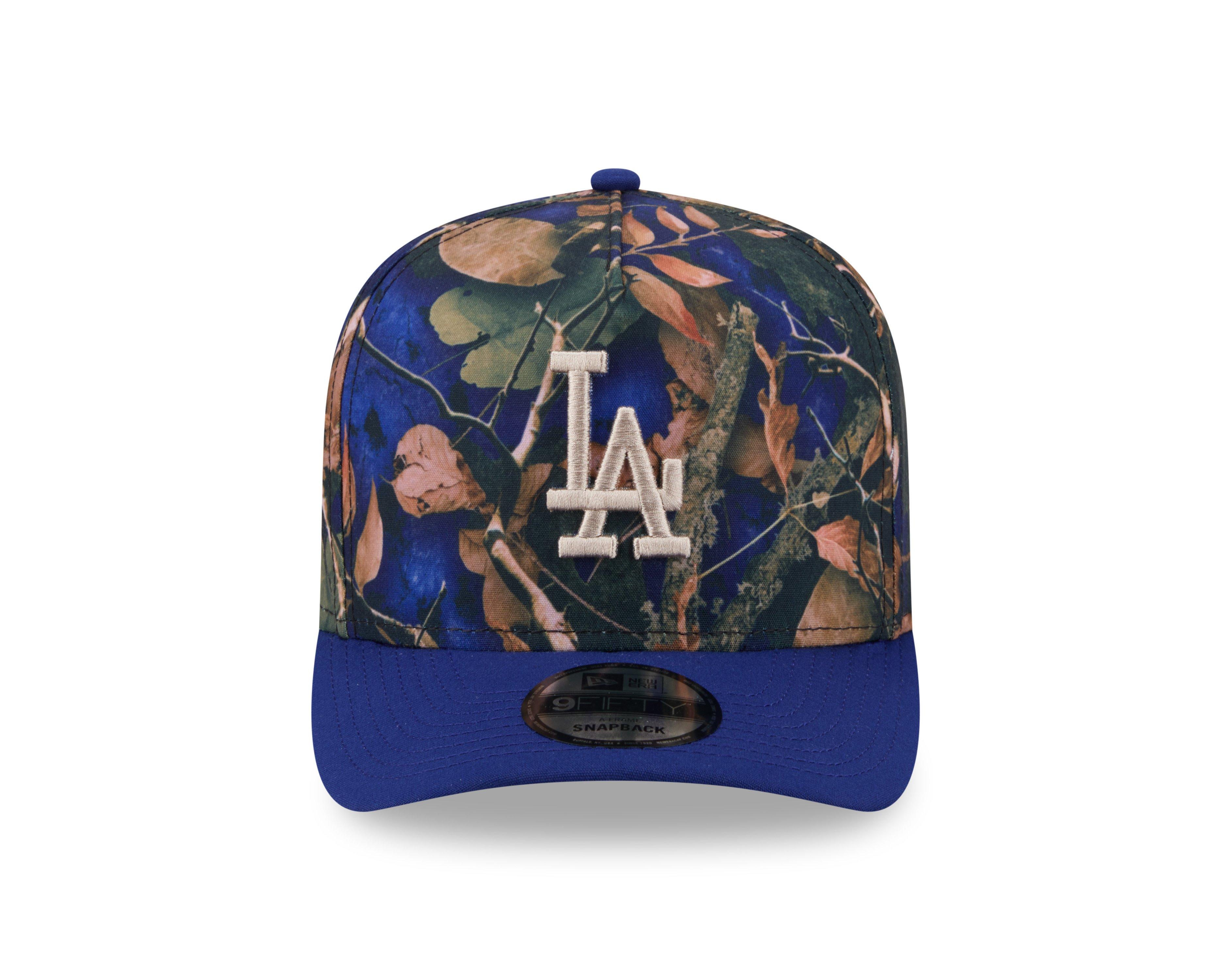 New Era Los Angeles Dodgers 9FIFTY A-Frame Leaves Snapback Hat-Camo/Royal