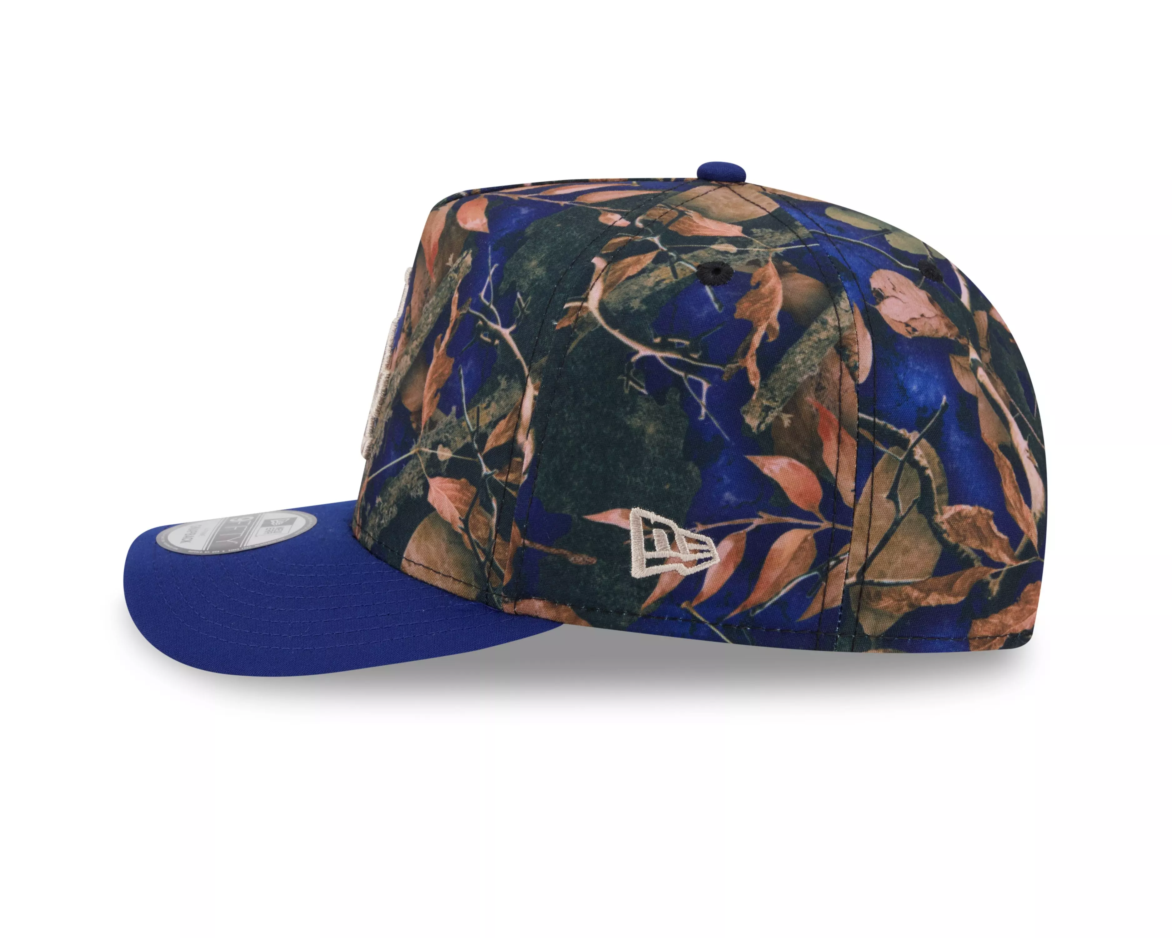 New Era Los Angeles Dodgers 9FIFTY A-Frame Leaves Snapback Hat-Camo/Royal - ROYAL