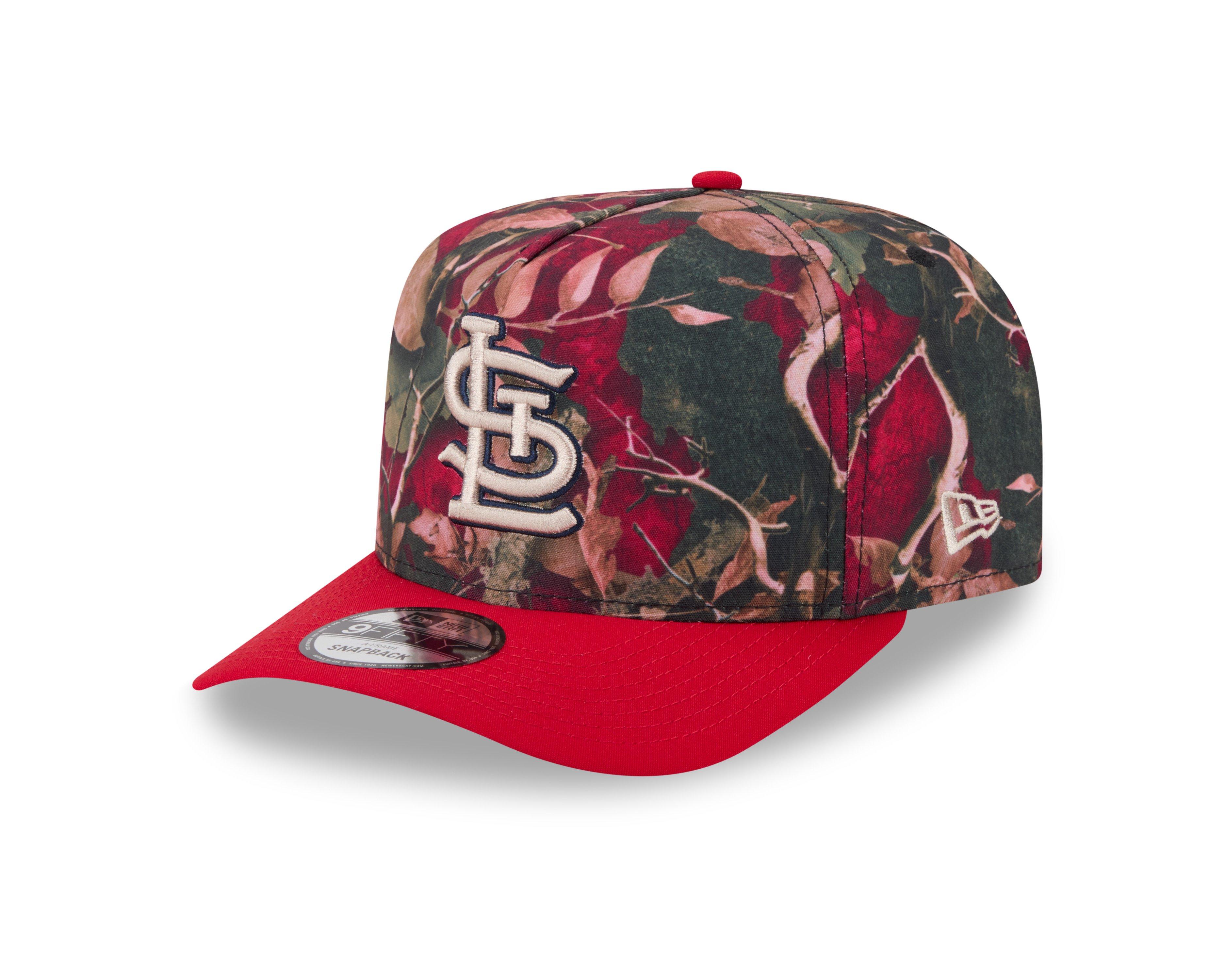 \'47‎ Brand St. Louis Cardinals Hat Women OSFA Camo Red Rhinestone Trucker Cap Arizona Cardinals 47 Brand Camo Hat Strap Back One Size  main image 4