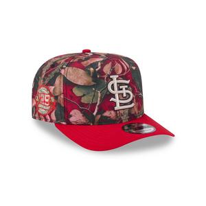 New Era St. Louis Cardinals 9FIFTY A-Frame Leaves Snapback Hat-Camo/Red