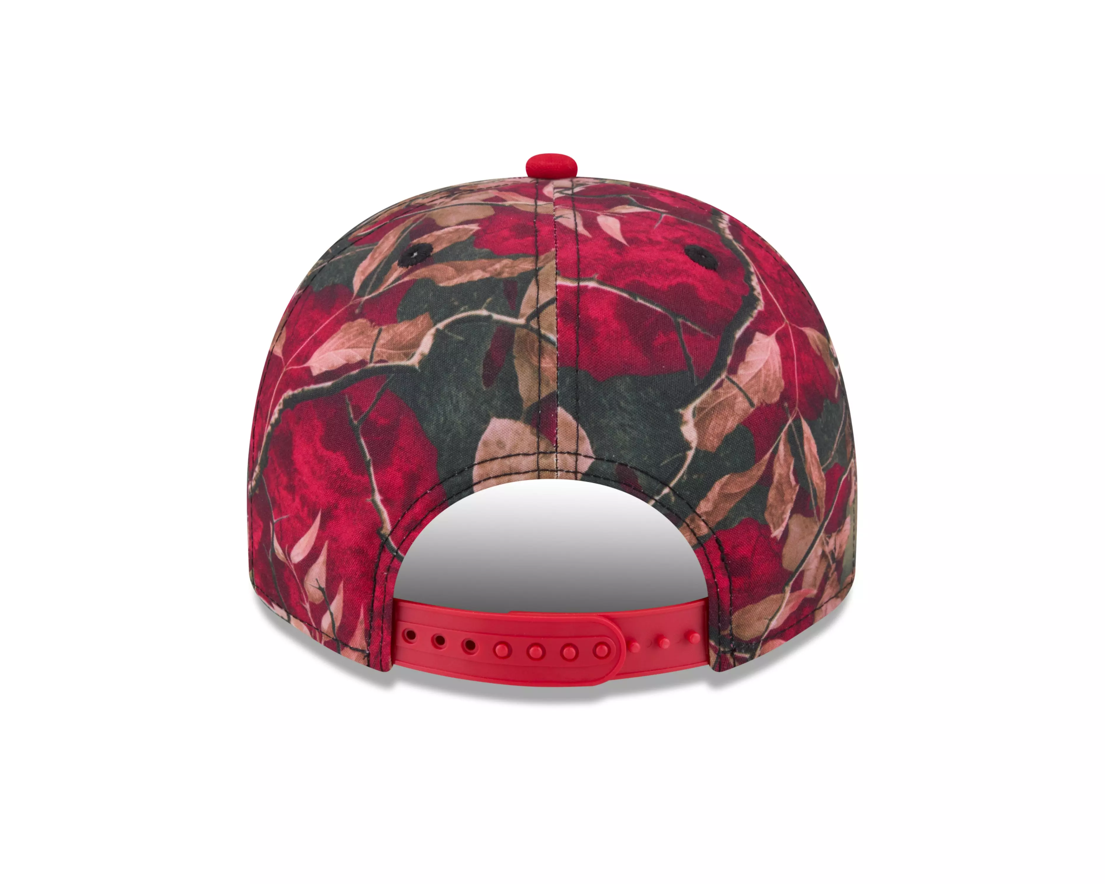 New Era St. Louis Cardinals 9FIFTY A-Frame Leaves Snapback Hat-Camo/Red - RED