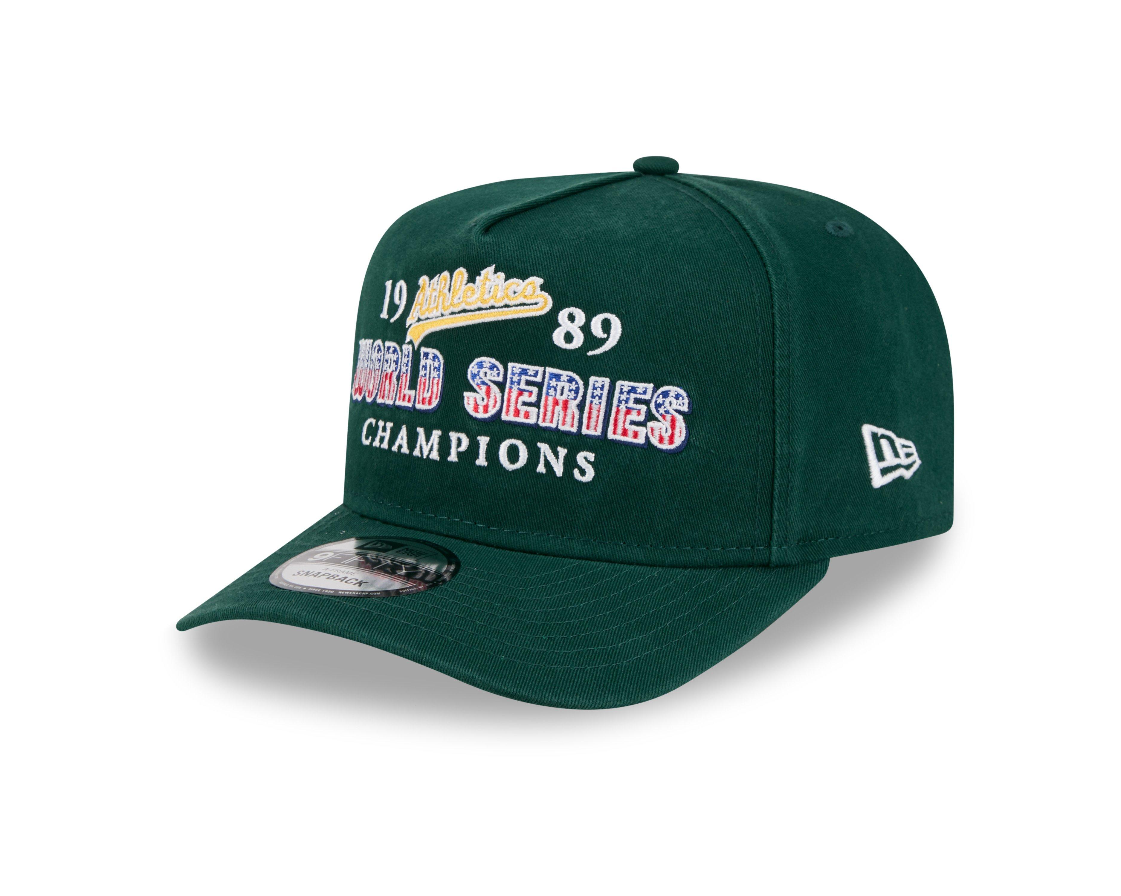 New Era Oakland Athletics 9FIFTY A-Frame Historic Snapback Hat-Green - GREEN Thumbnail View 1