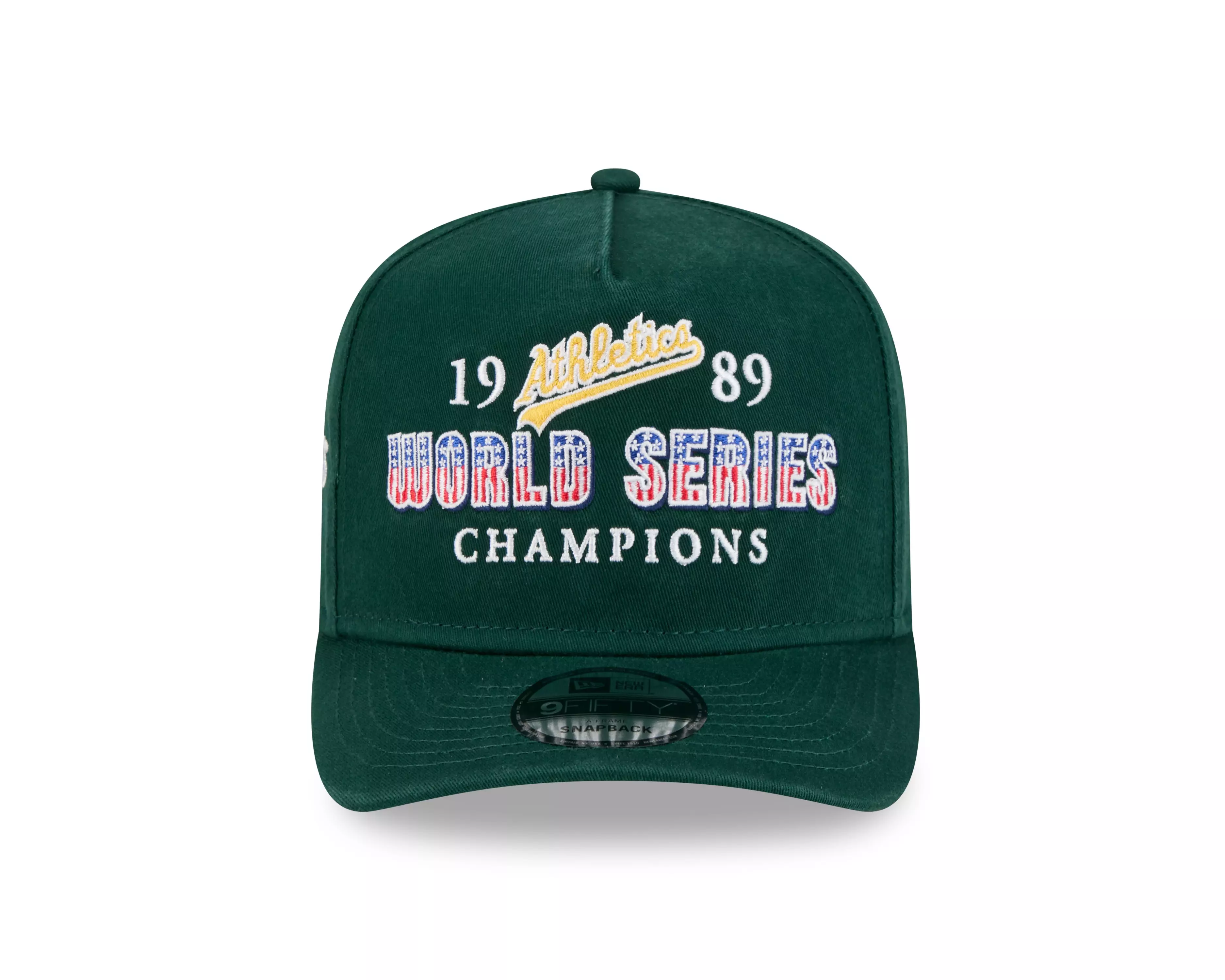 New Era Oakland Athletics 9FIFTY A-Frame Historic Snapback Hat-Green - GREEN
