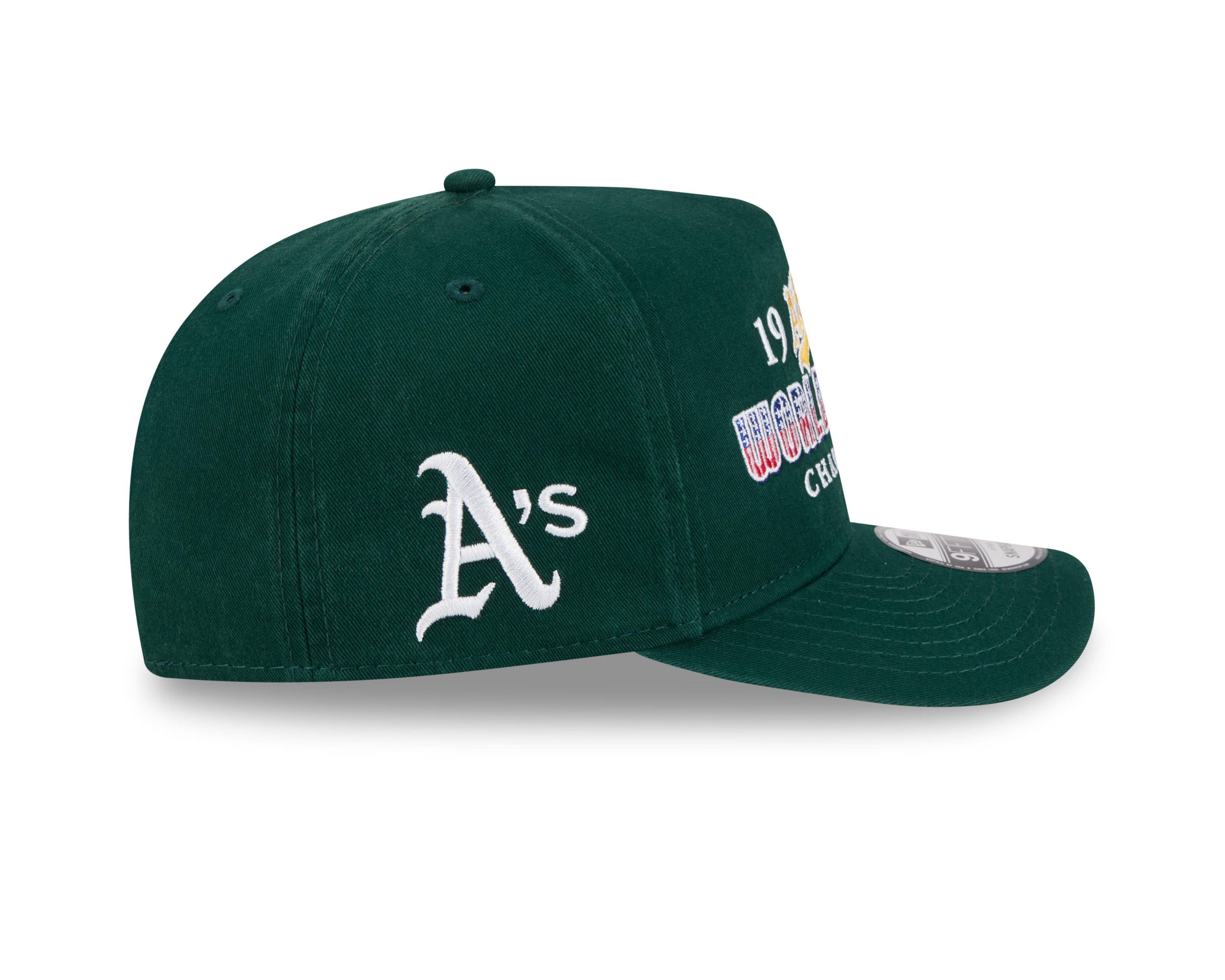 New Era Oakland Athletics 9FIFTY A-Frame Historic Snapback Hat-Green - GREEN Thumbnail View 6